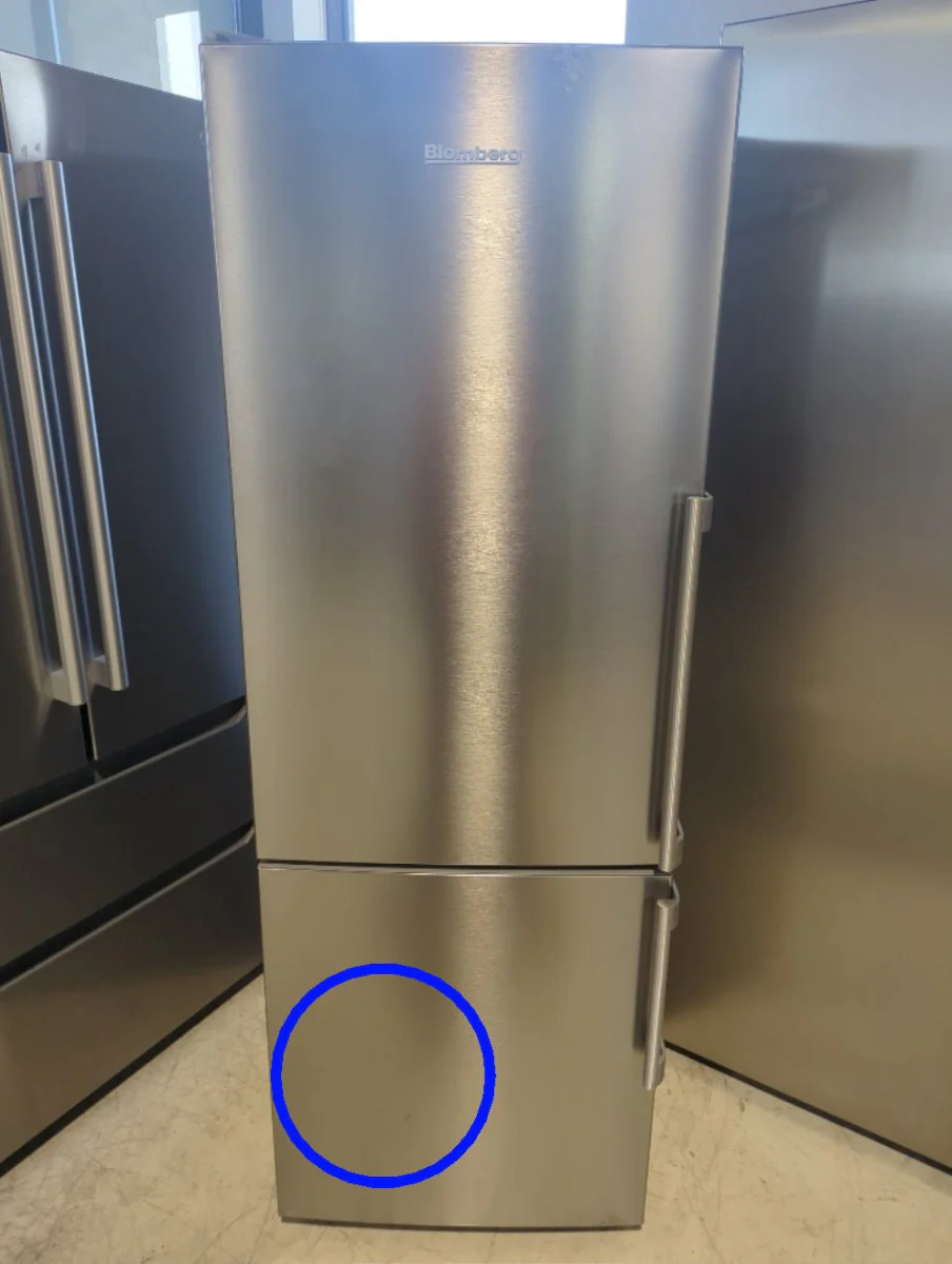 BRFB1045SS - REFRIGERATORS - Blomberg - Bottom Freezer - Stainless Steel - Open Box - Image 2
