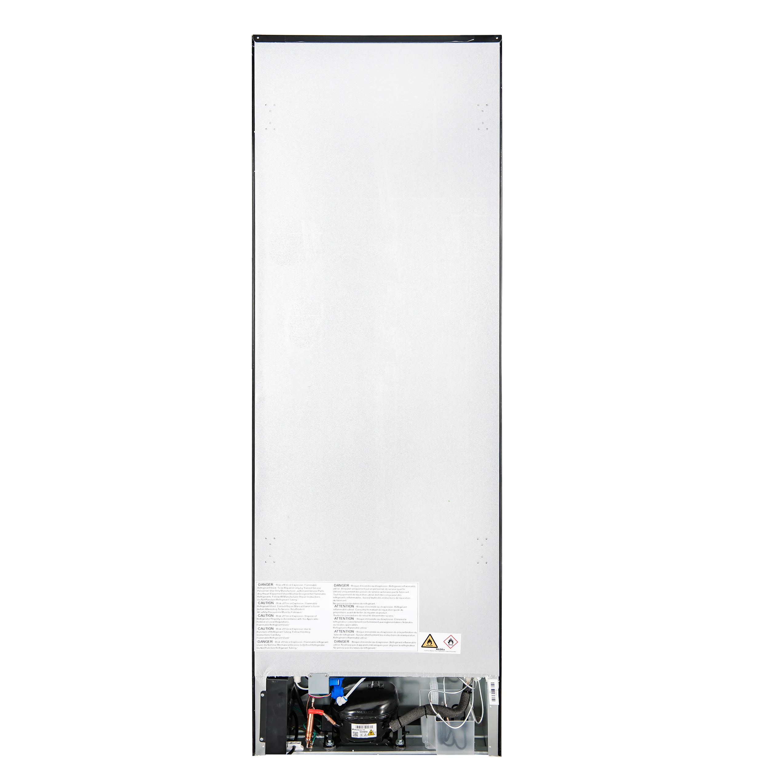 Custodia 24" Bottom Freezer, 10.3 cf., Left Swing, Ice Maker, Total No frost, Black, Antique Brass handles - Image 11