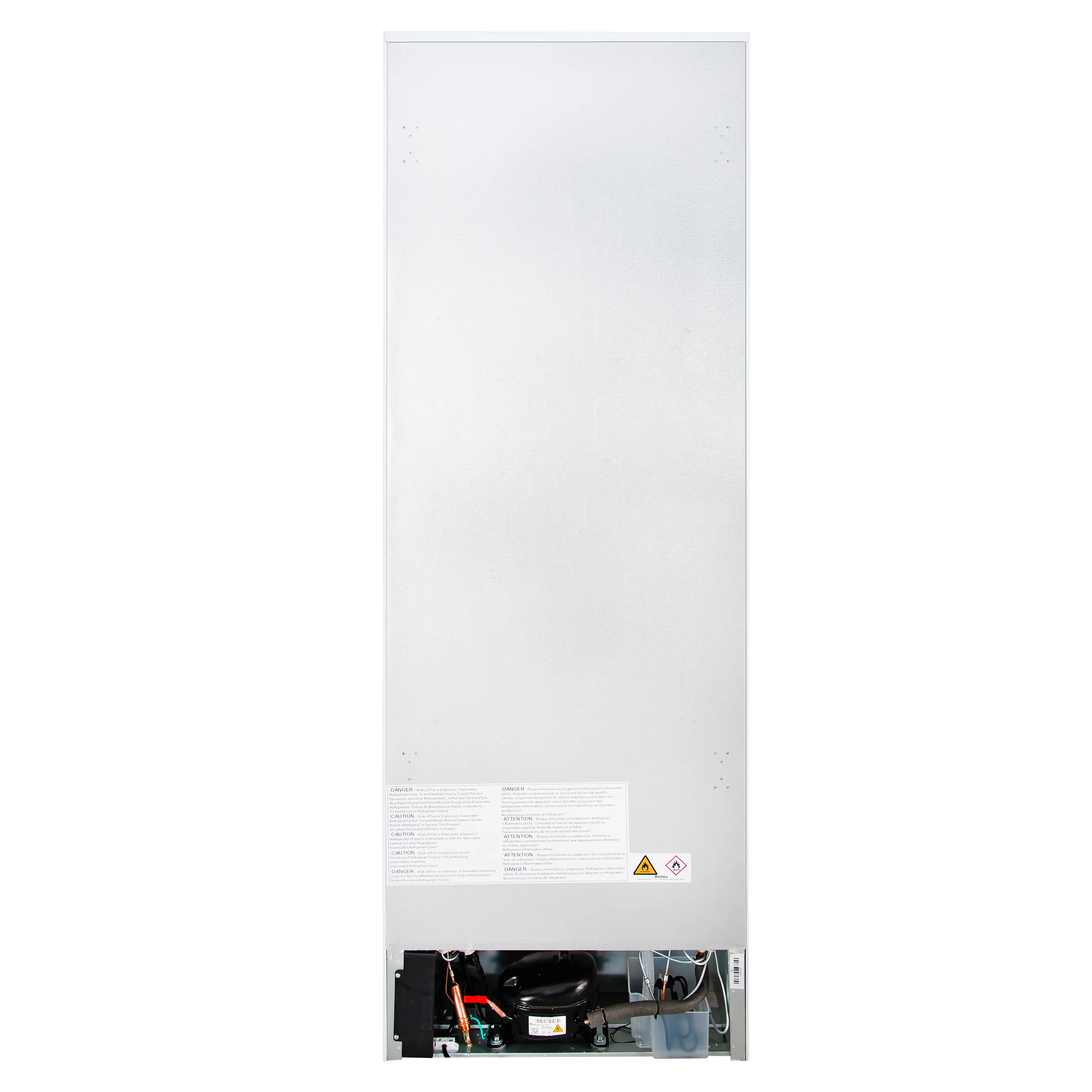 Custodia 24" Bottom Freezer, 10.3 cf., Right Swing, Total No frost, White, Antique Brass handles - Image 10