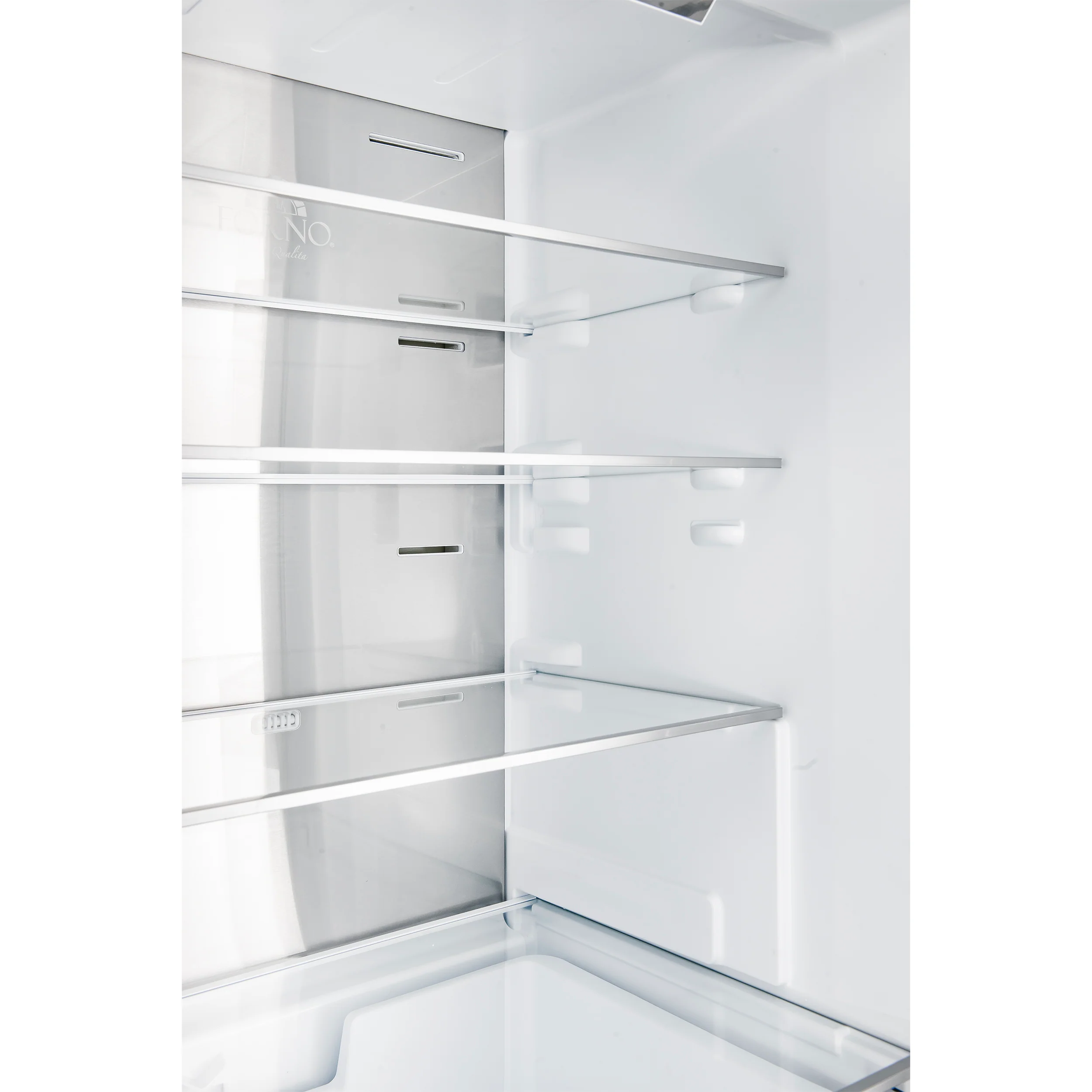 Custodia 24" Bottom Freezer, 10.3 cf., Right Swing, Total No frost, White, Antique Brass handles - Image 6