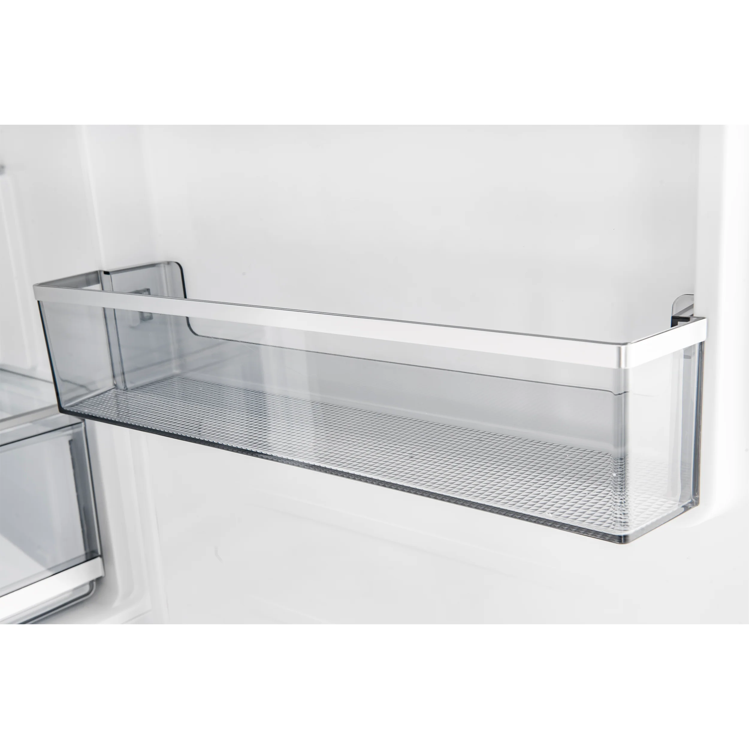 Custodia 24" Bottom Freezer, 10.3 cf., Right Swing, Total No frost, White, Antique Brass handles - Image 8