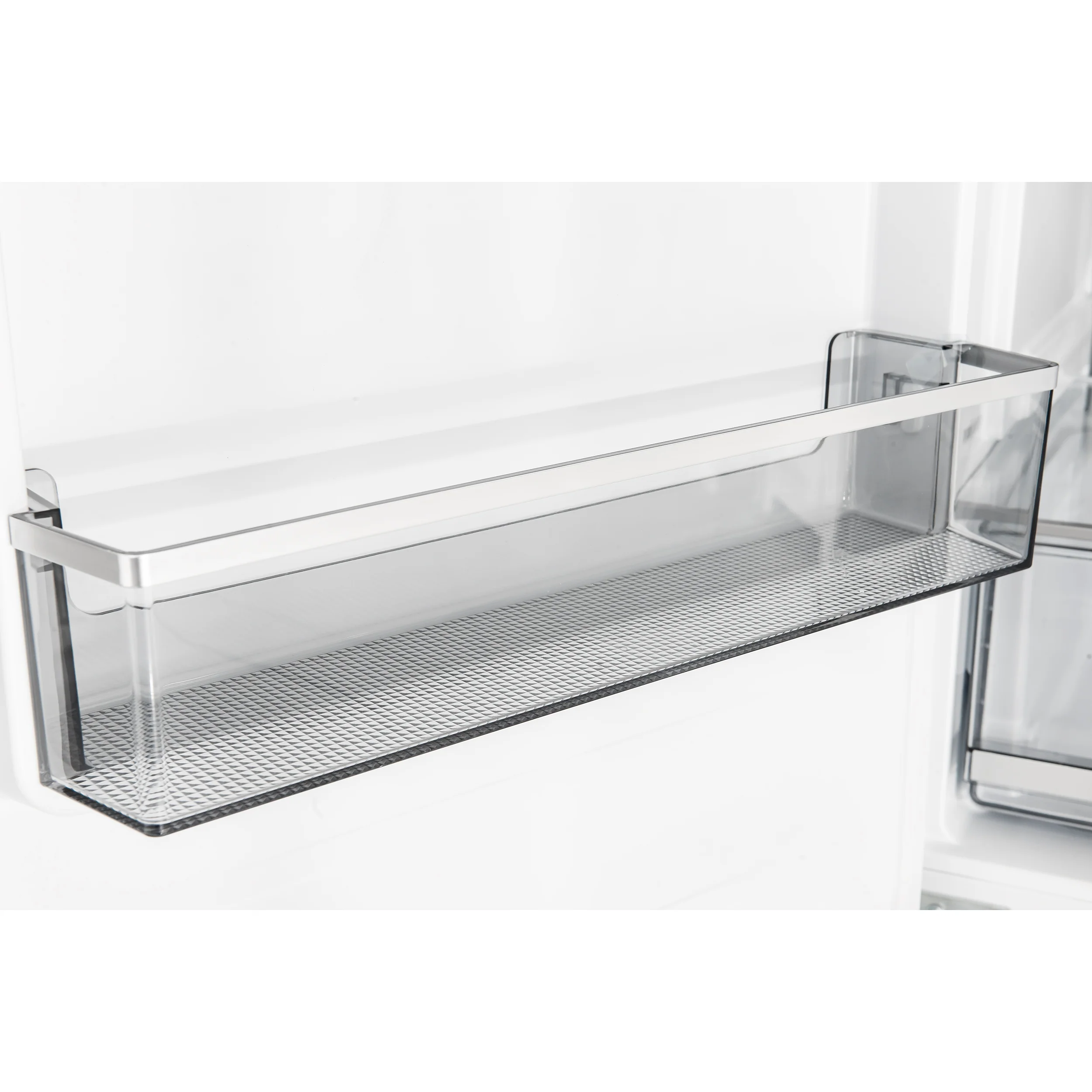 Custodia 24" Bottom Freezer, 10.3 cf., Left Swing, Ice Maker, Total No frost, White, Antique Brass handles - Image 8