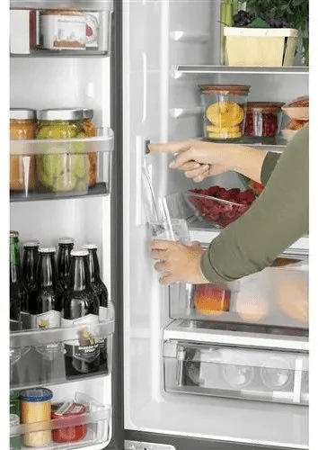 CWE19SP3ND1 - REFRIGERATORS - Café - French 3-Door - Black - Open Box - Image 2