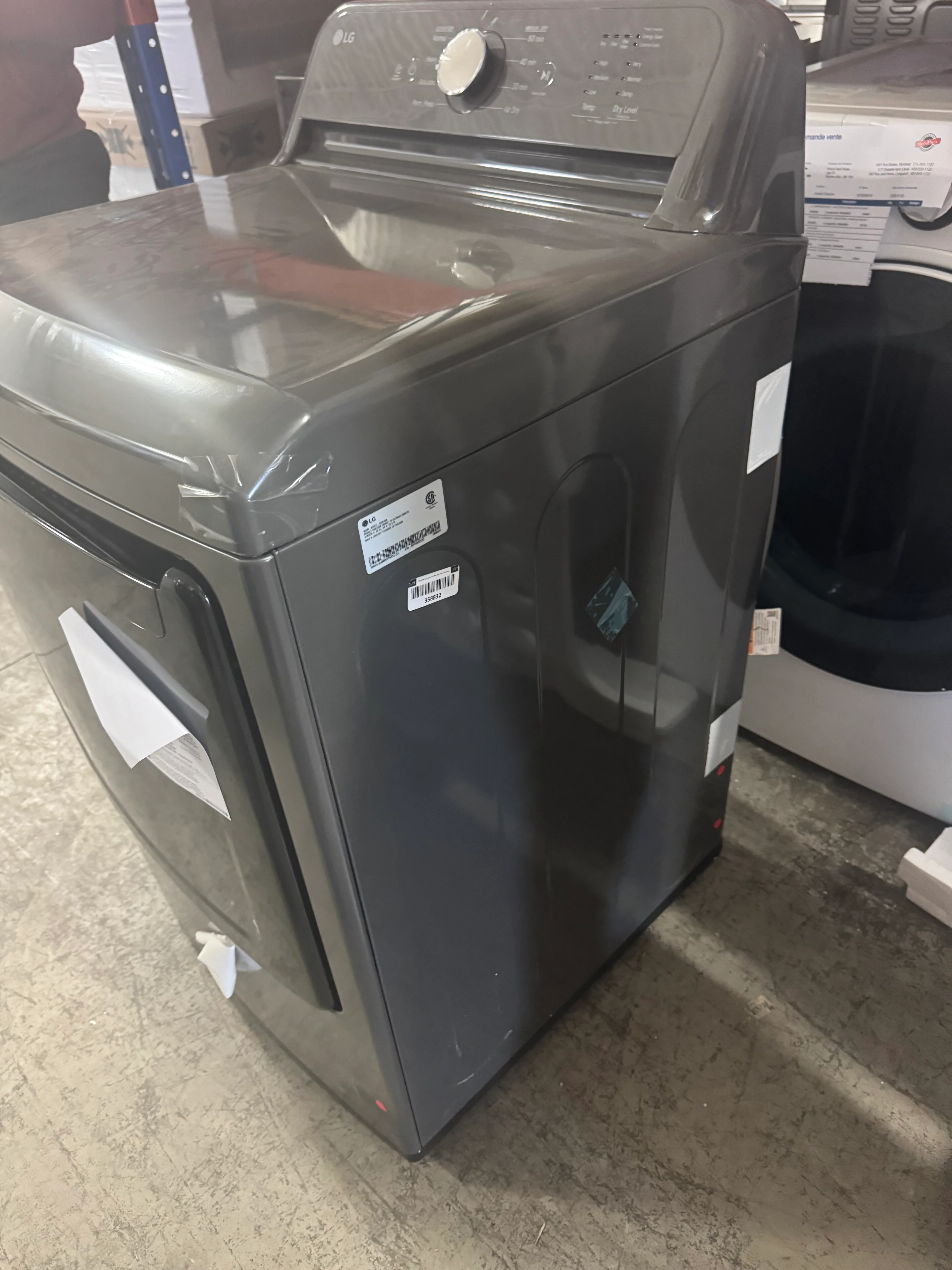 DLE6100M - DRYERS - LG - Electric - Chrome Shadow - Open Box - Image 4