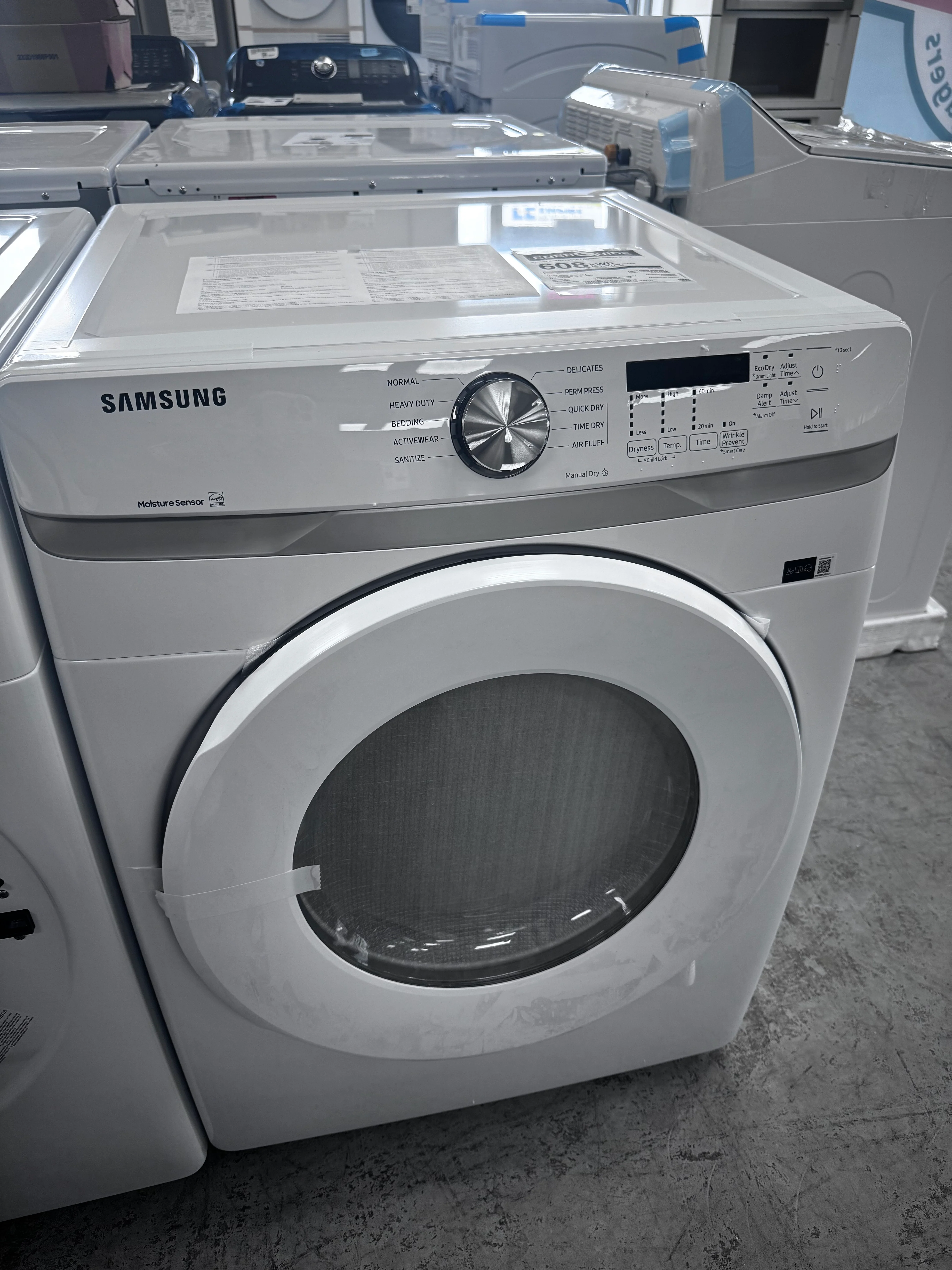 DVE45T6005W - DRYERS - Samsung - Electric - White - Open Box - Image 3