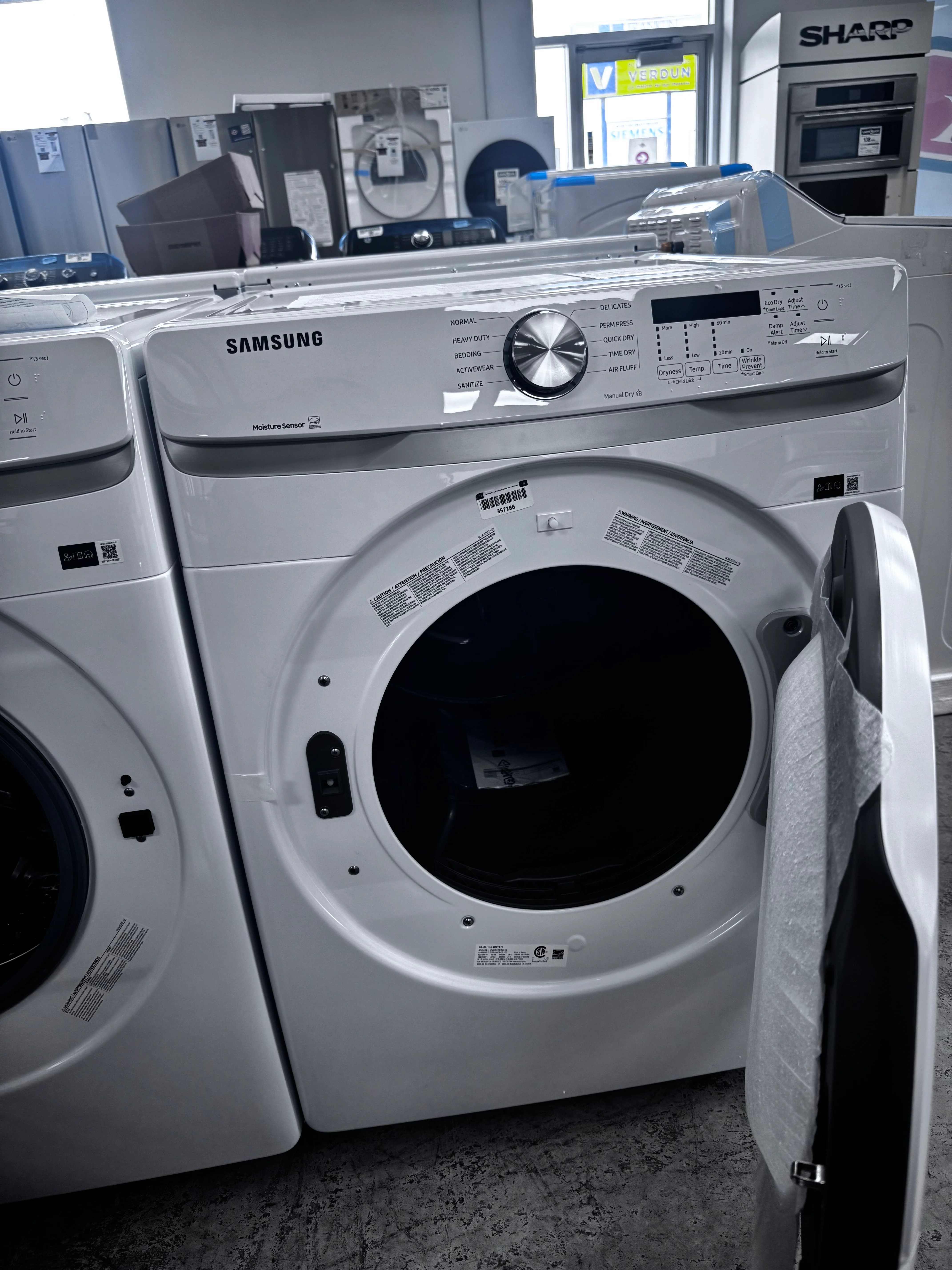 DVE45T6005W - DRYERS - Samsung - Electric - White - Open Box - Image 4