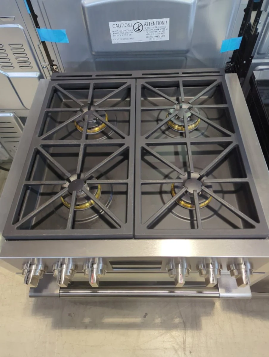 F6PDF304S1 - RANGES - Fulgor Milano - Dual Fuel - Stainless Steel - Open Box - Image 3