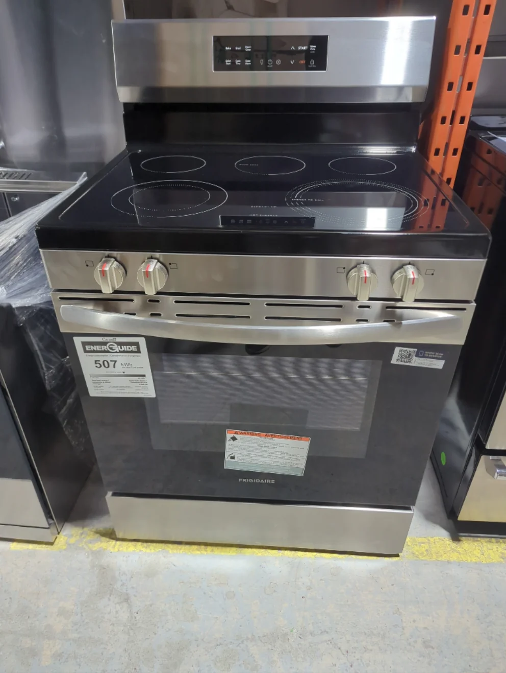 FCRE306CAS - RANGES - Frigidaire - Electric - Stainless Steel - Open Box - Image 2