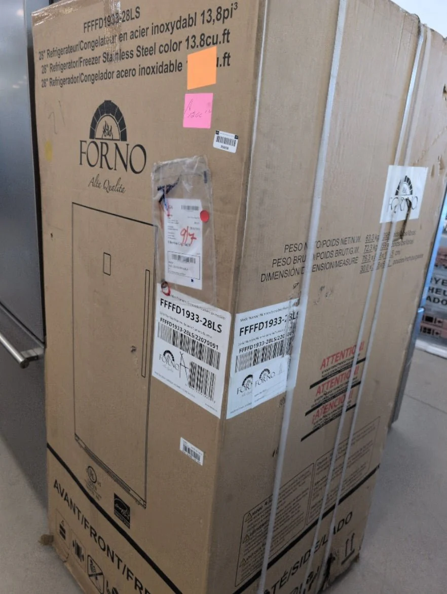 FFFFD1933-28L - FREEZERS - Forno - Stainless steel - Open Box - Image 3