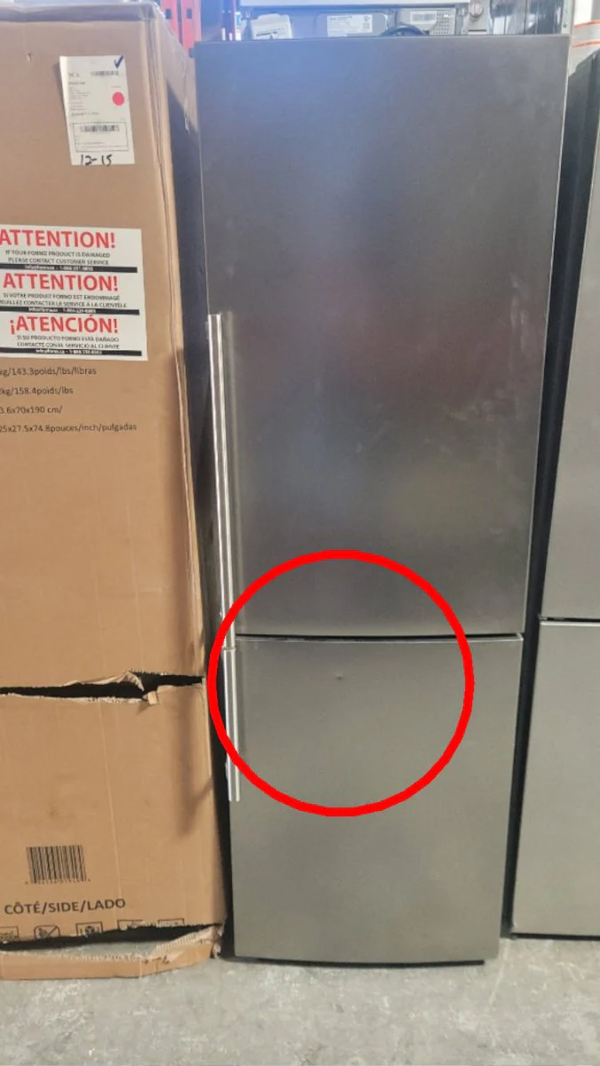 FFFFD1948-24RS - REFRIGERATORS - Forno - Bottom Freezer - Stainless Steel - Open Box - Image 4