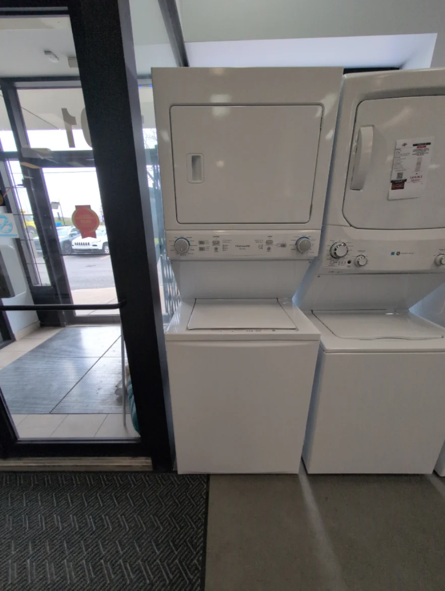 FLCE752CAW - LAUNDRY CENTERS - Frigidaire - Stacked Washer/Dryer - Electric - White - Open Box - Image 2