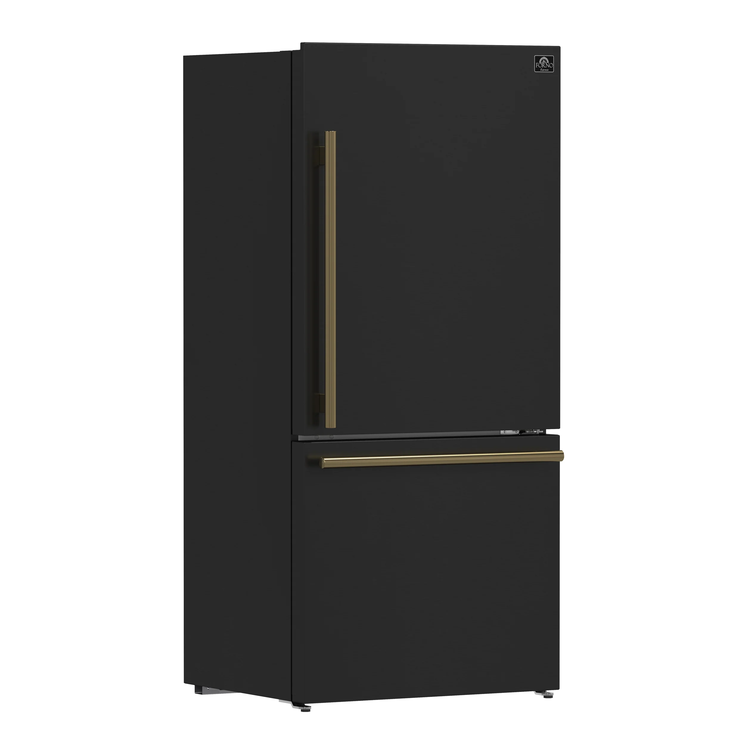 Forno Milano Espresso 31-Inch Bottom Freezer Refrigerator, Black, 17.2 cu.ft Capacity, Energy Efficient - Image 4