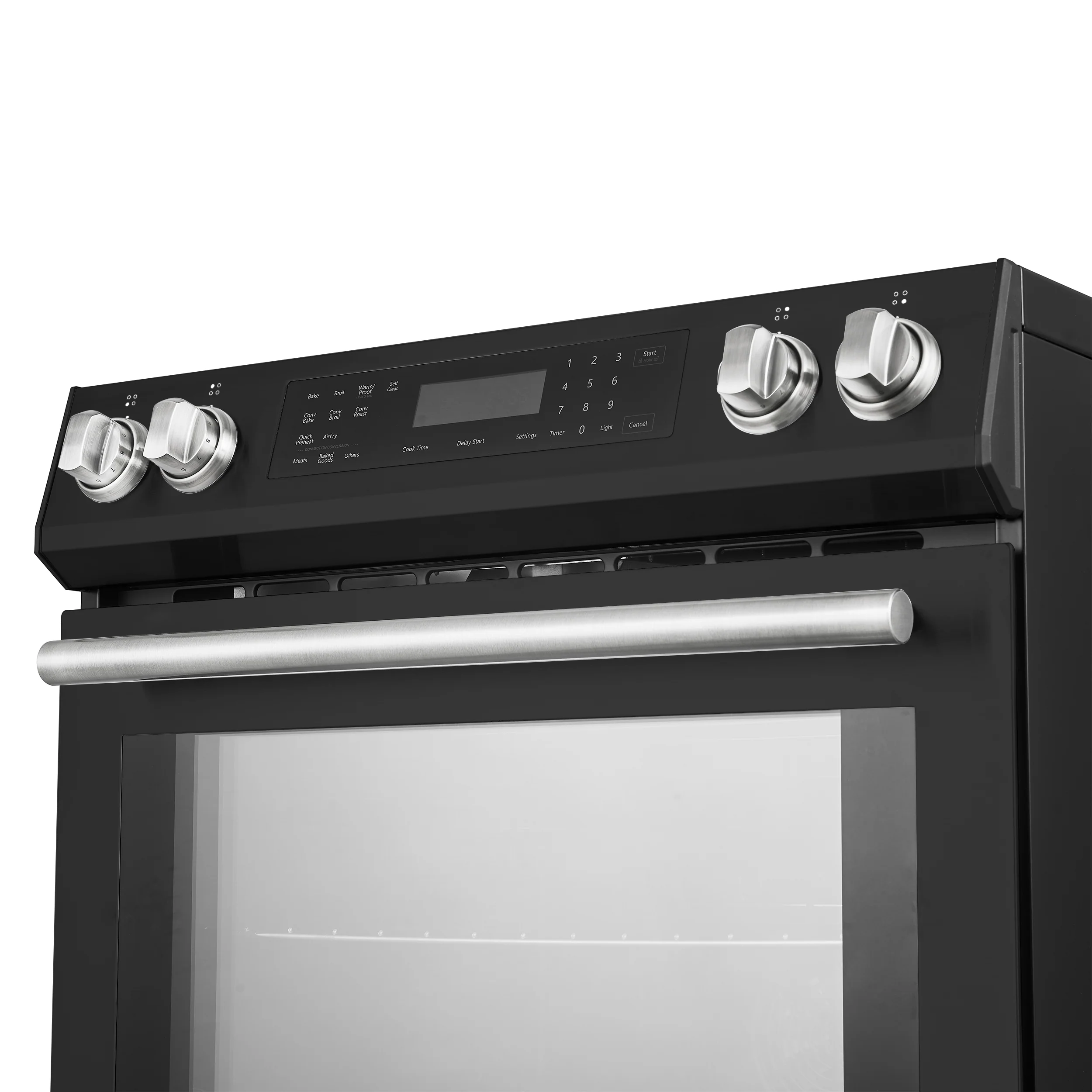 Forno Donatello Espresso 30-Inch Slide-In Black Induction Range, Convection Oven, 5 Cooking Zones, Touch Control Panel - Image 6