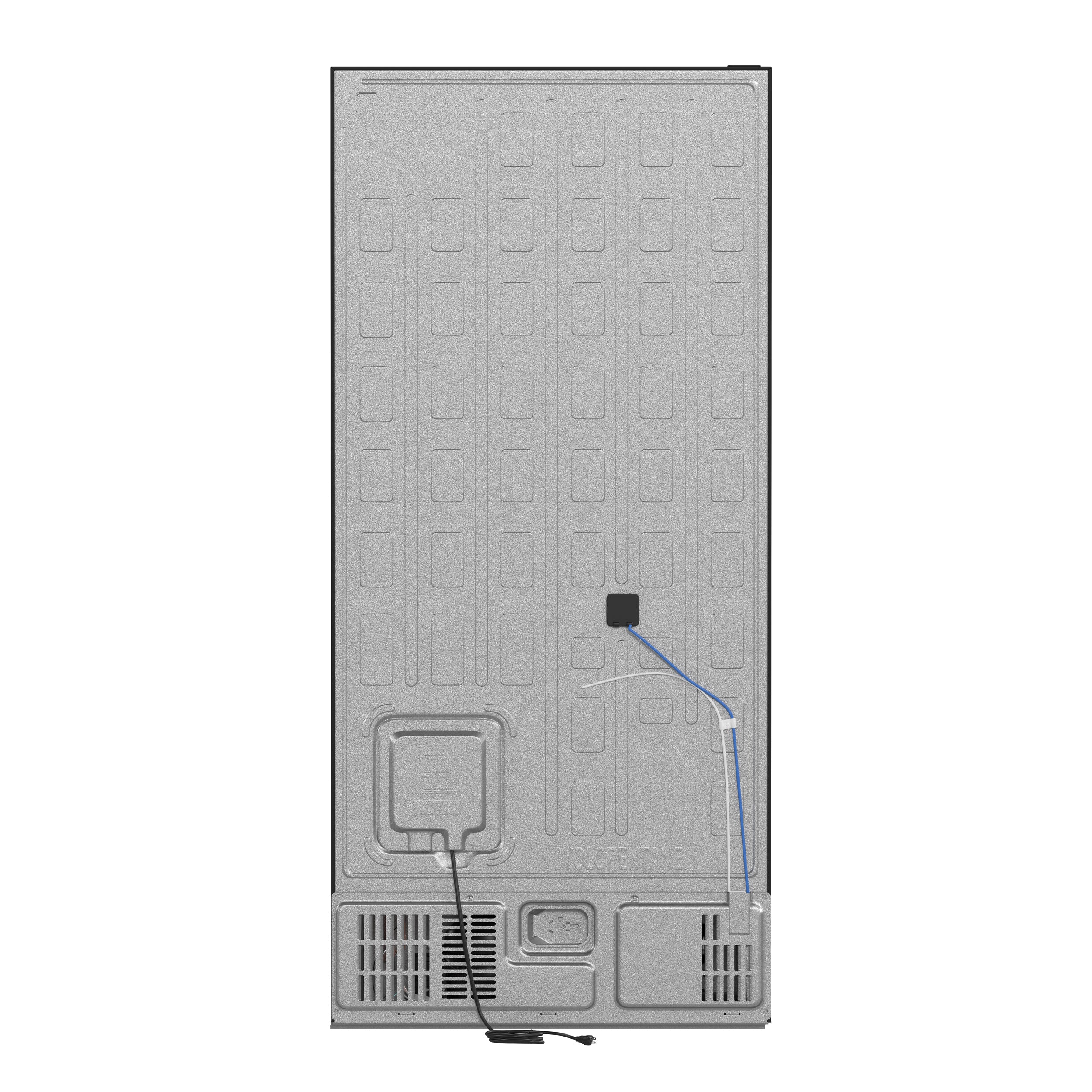 Forno Milano 2-Piece 62-Inch Freestanding Dual Bottom Freezer Refrigerator in Black – 34.4 cu.ft, Touch Control, Ice Maker - Image 12
