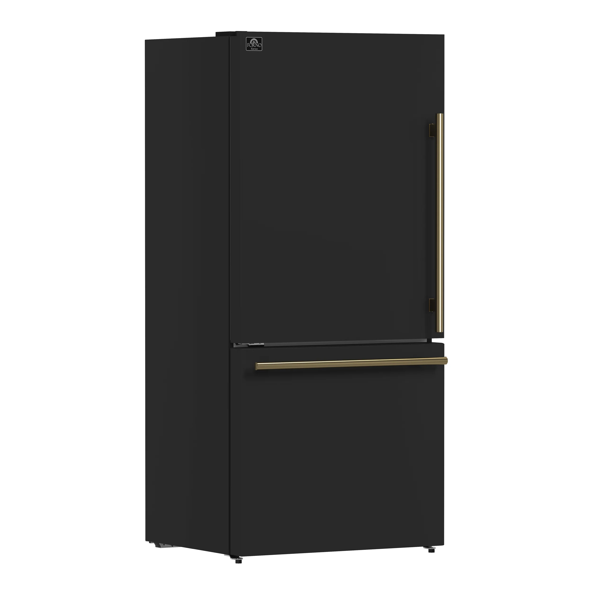 Forno Milano 2-Piece 62-Inch Freestanding Dual Bottom Freezer Refrigerator in Black – 34.4 cu.ft, Touch Control, Ice Maker - Image 14