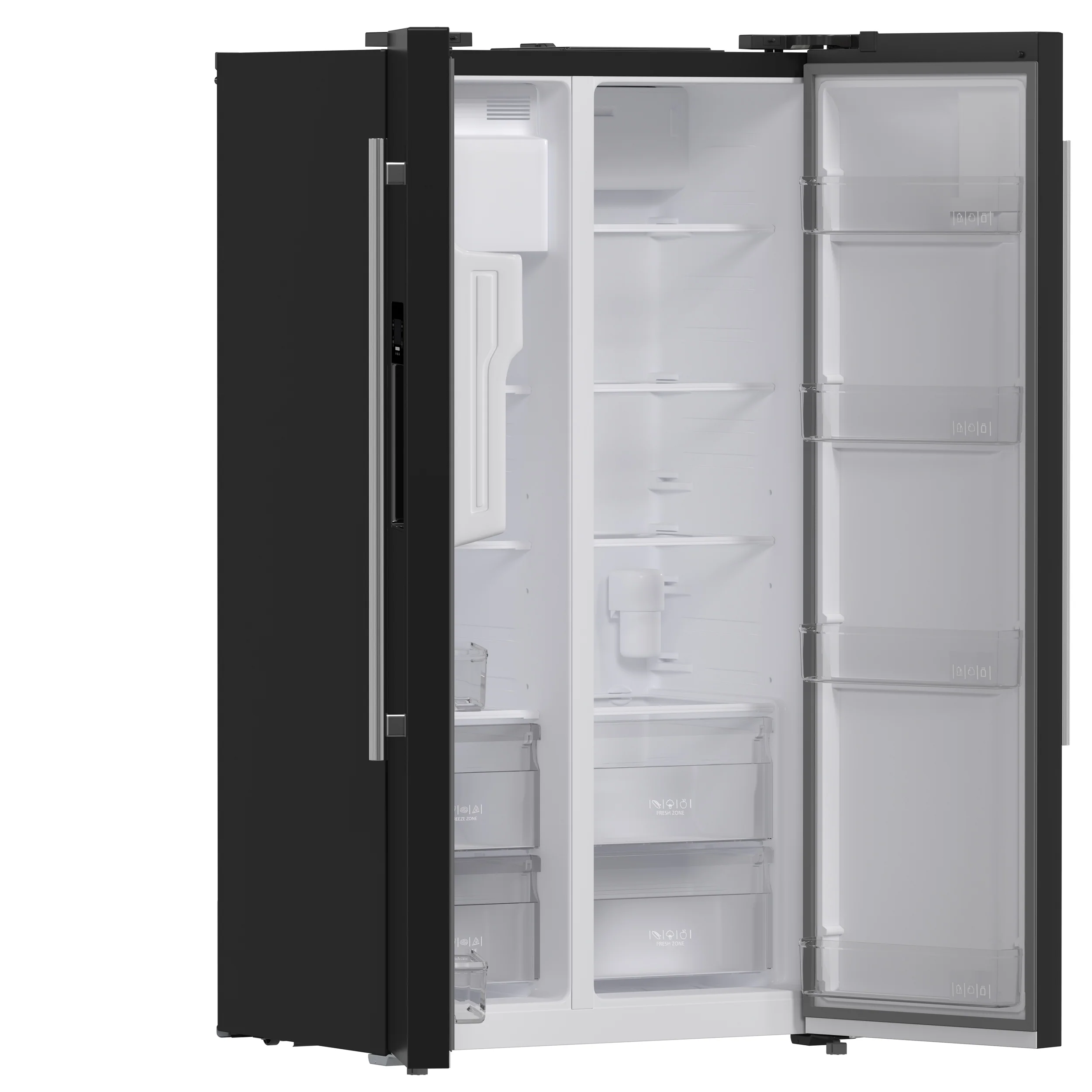 FORNO 2-Piece Black Kitchen Bundle - 30" Induction Range and 36" Bottom Freezer Refrigerator - Image 11
