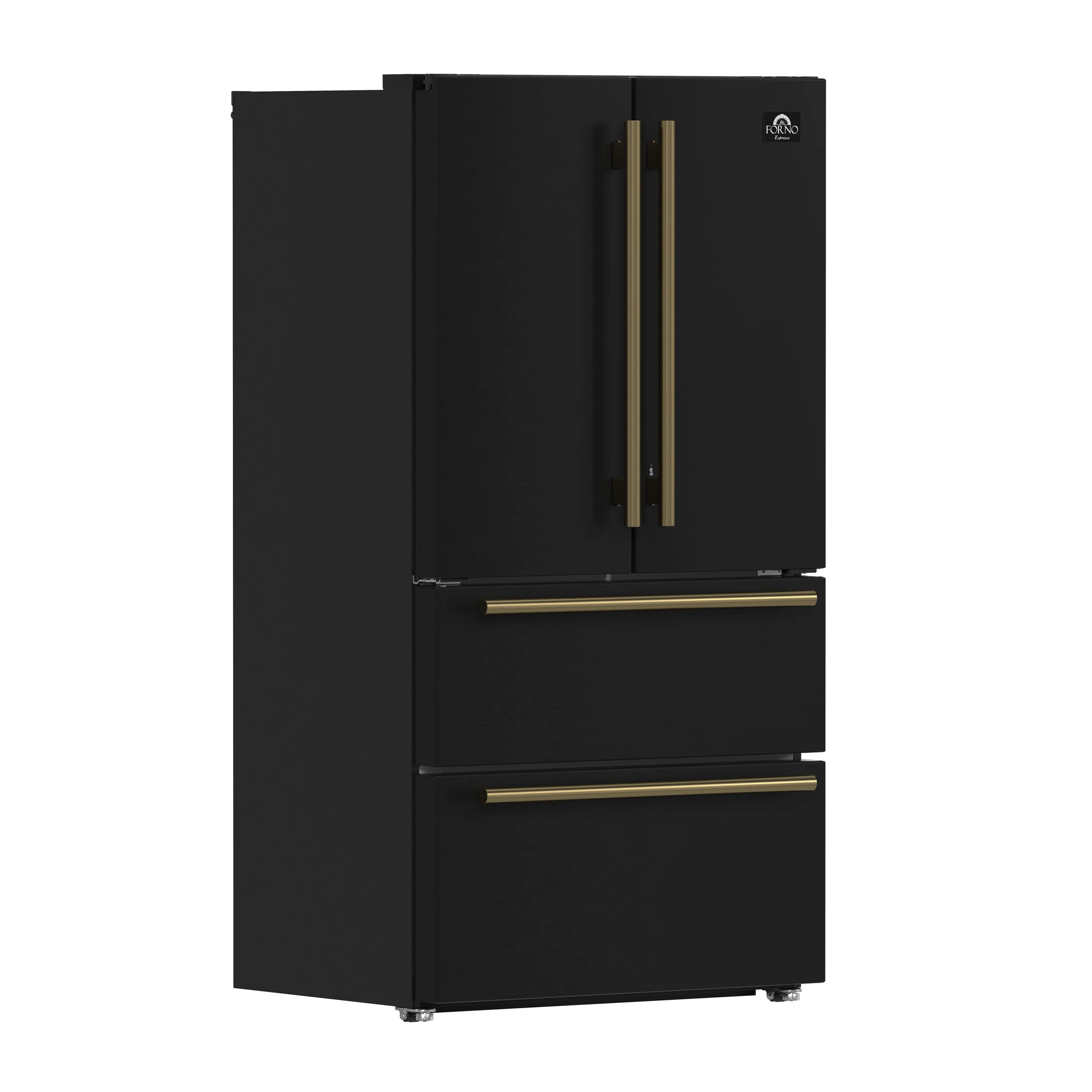 FORNO 2-Piece Black Kitchen Bundle - 30" Induction Range and 36" Bottom Freezer Refrigerator - Image 16