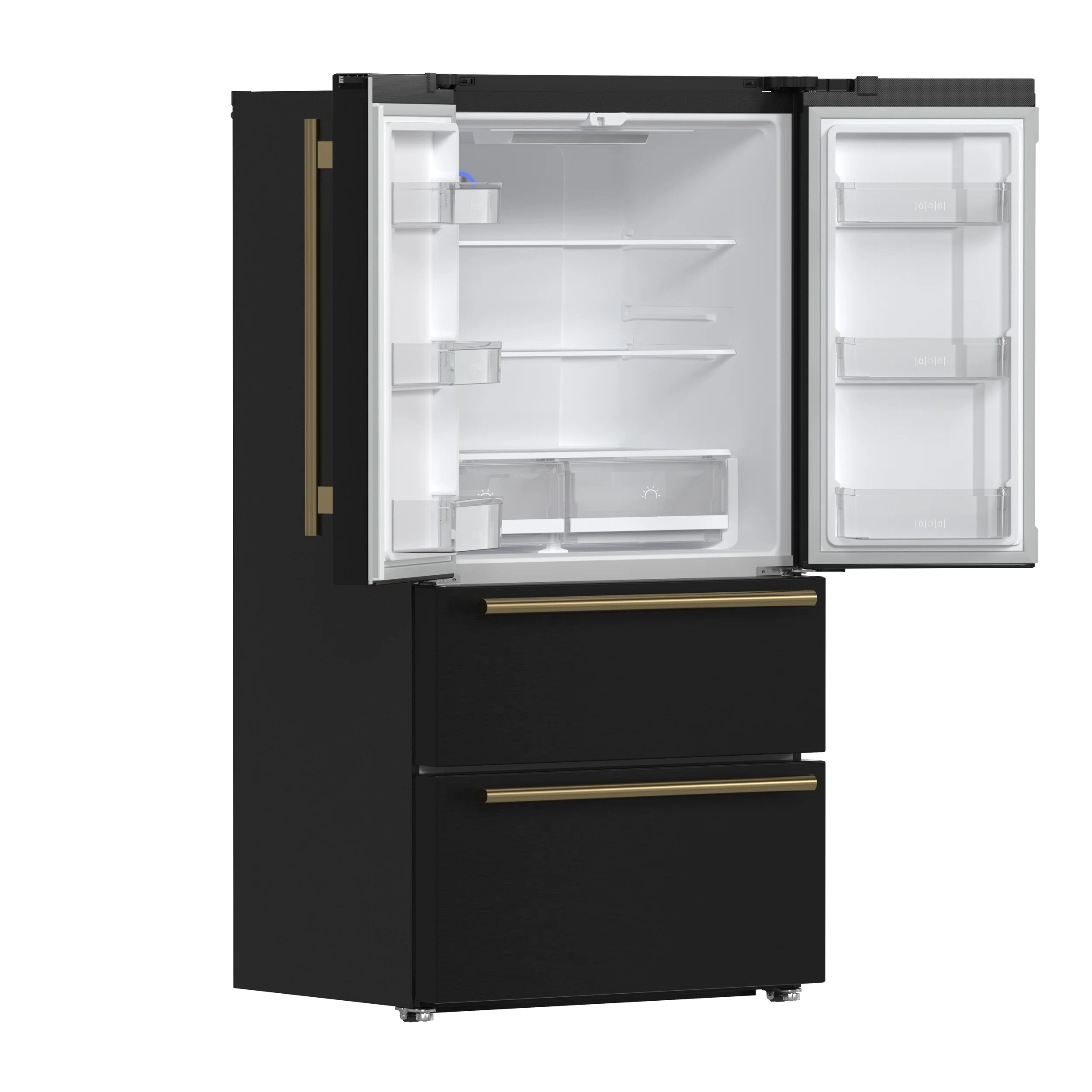 FORNO 2-Piece Black Kitchen Bundle - 30" Induction Range and 36" Bottom Freezer Refrigerator - Image 17