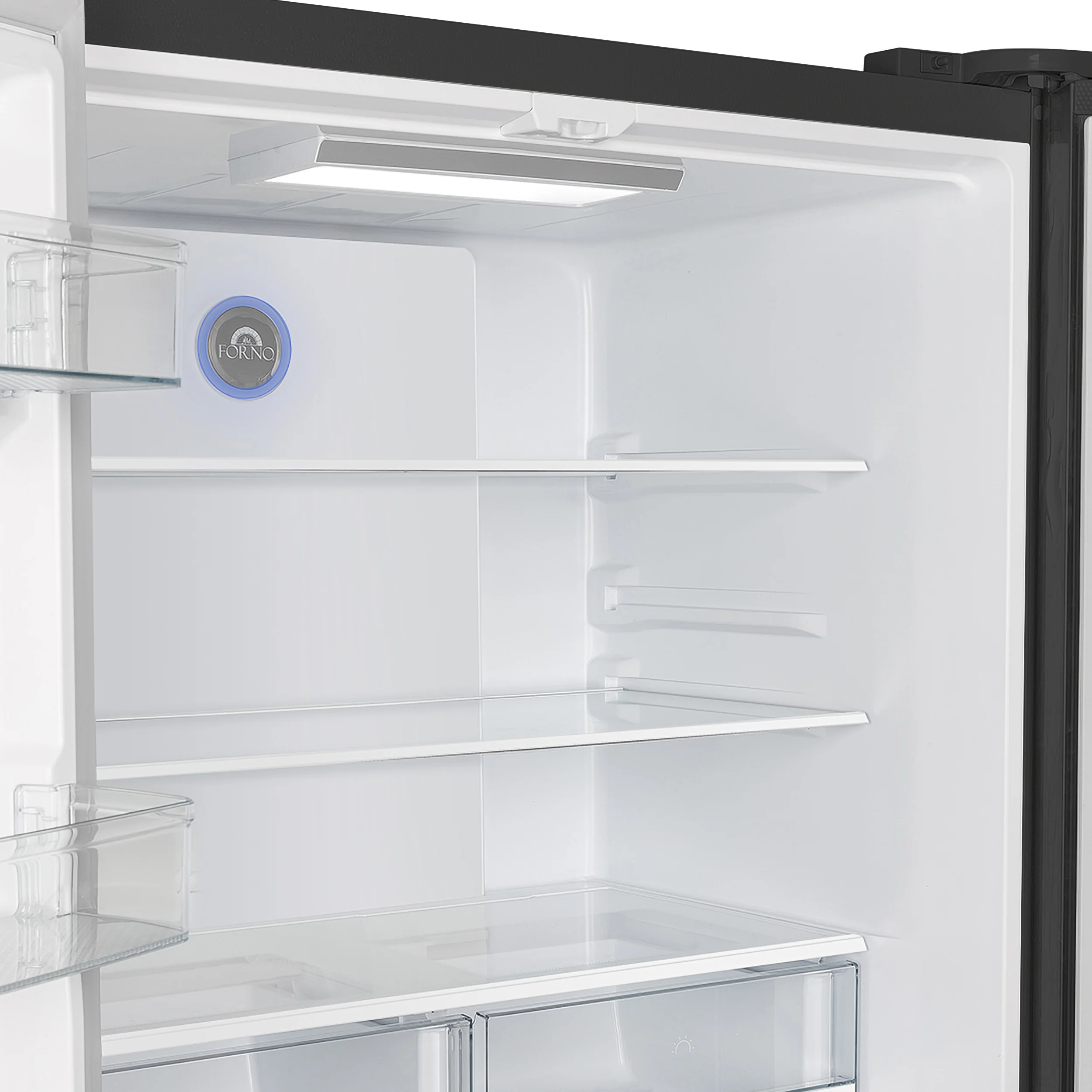 FORNO 2-Piece Black Kitchen Bundle - 30" Induction Range and 36" Bottom Freezer Refrigerator - Image 4