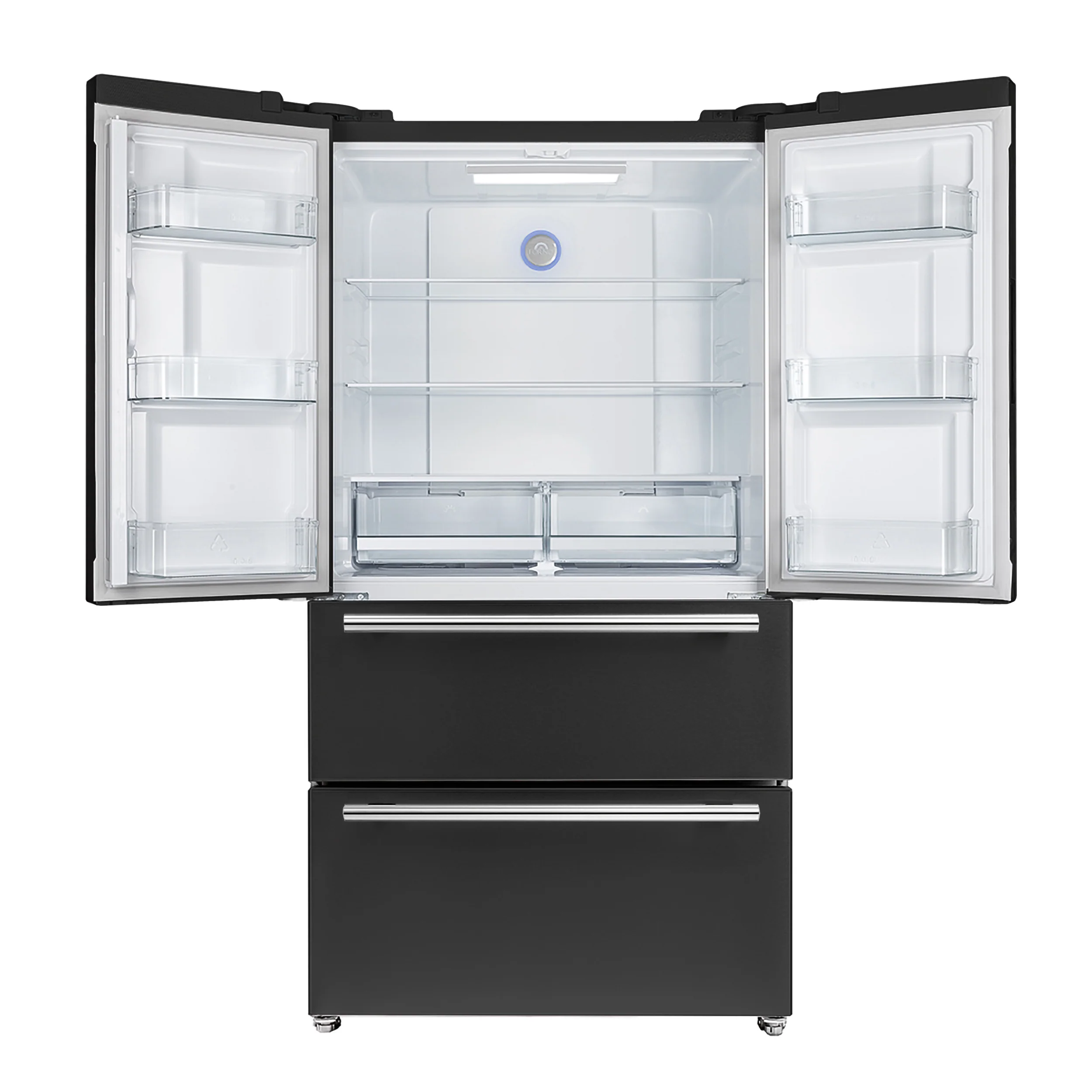 FORNO 2-Piece Black Kitchen Bundle - 30" Induction Range and 36" Bottom Freezer Refrigerator - Image 9