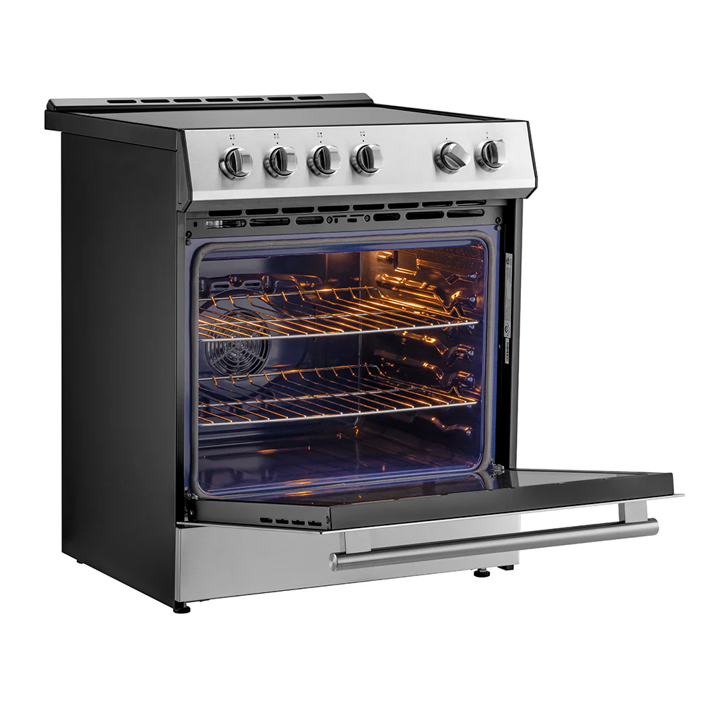 FORNO 2-Piece SS Kitchen Bundle - 30" Induction Range and 31" Bottom Freezer Refrigerator - Image 17