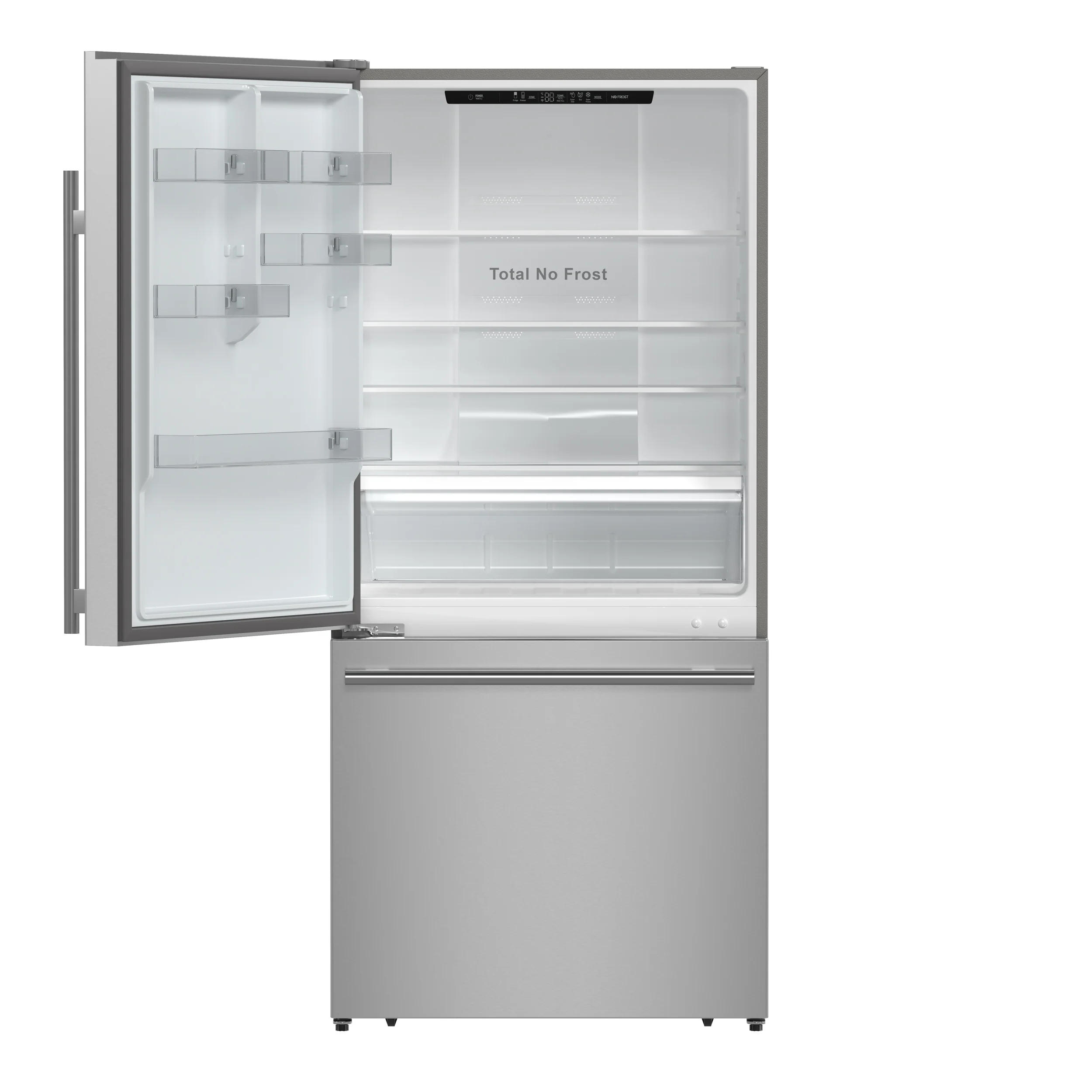 Forno Milano 2-Piece 62-Inch Freestanding Dual Bottom Freezer Refrigerator, Stainless Steel – 34.4 cu.ft, Touch Control, Ice Maker - Image 11