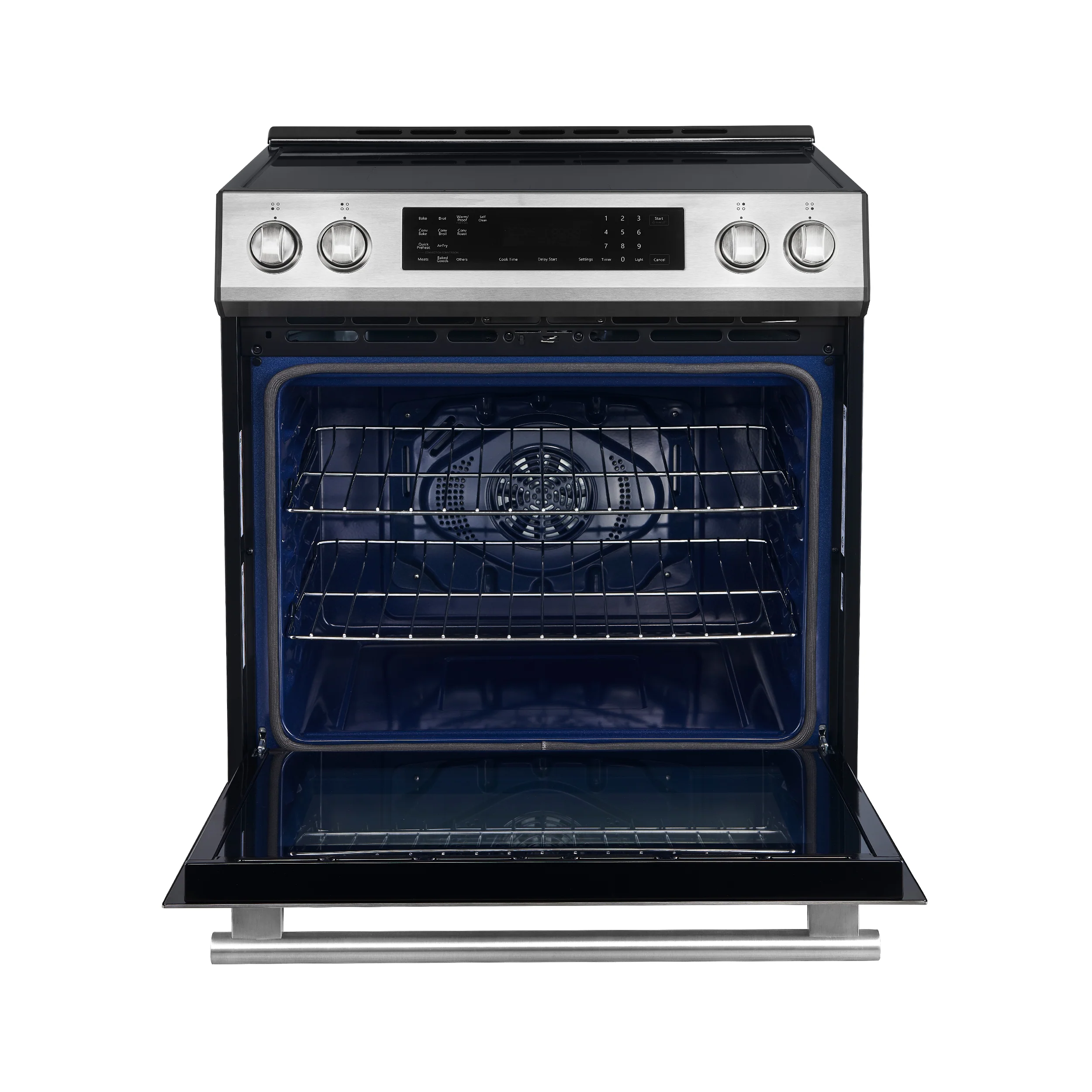 Forno Donatello Espresso 30-Inch Slide-In Stainless Steel Induction Range, Convection Oven, 5 Cooking Zones, Touch Control Panel - Image 3