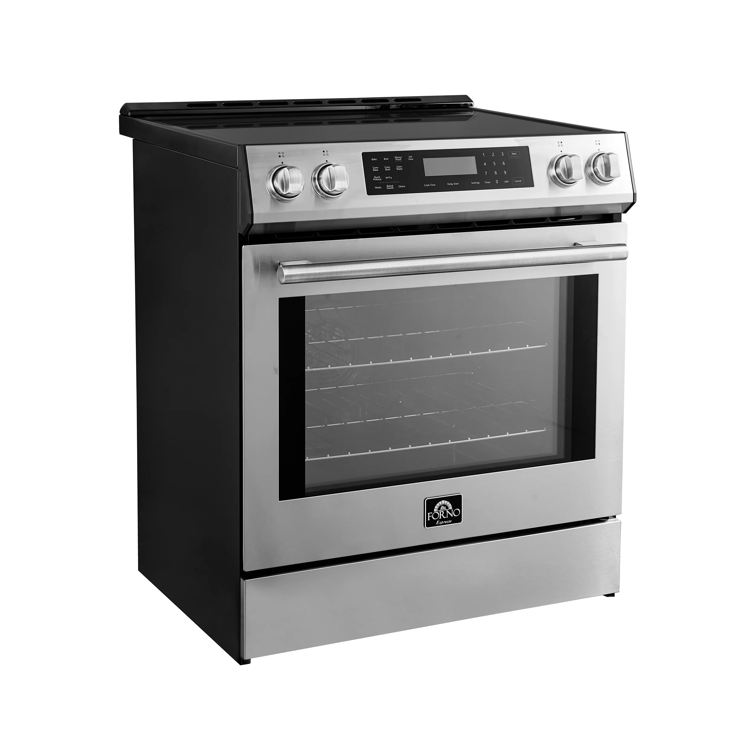 FORNO Premium 2-Piece Kitchen Bundle - Donatello 30" Induction Range, Guardia 46.8" Bottom Freezer Refrigerator - FBDL-008-01CAUS - Image 6
