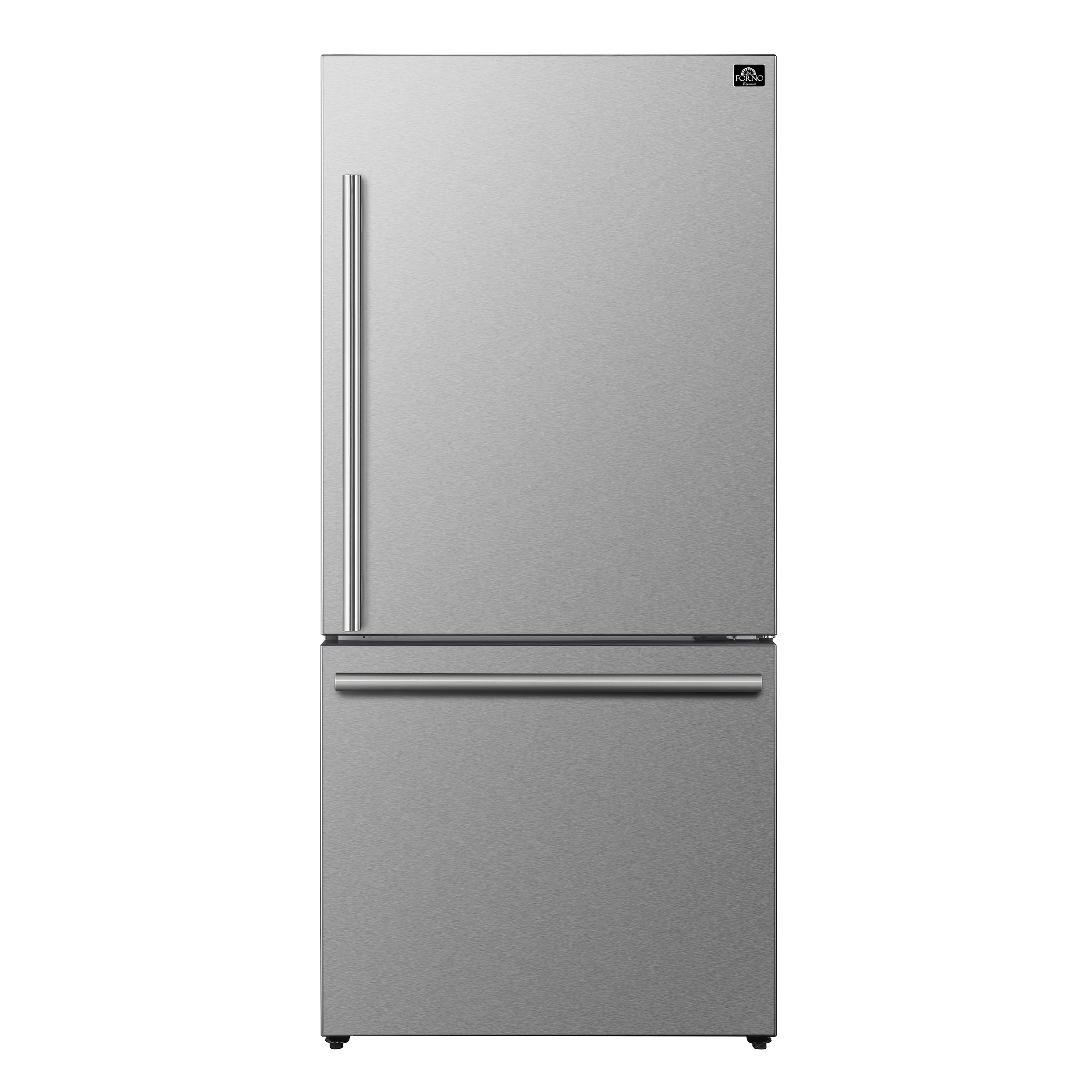Forno Milano 2-Piece 62-Inch Freestanding Dual Bottom Freezer Refrigerator, Stainless Steel – 34.4 cu.ft, Touch Control, Ice Maker - Image 26