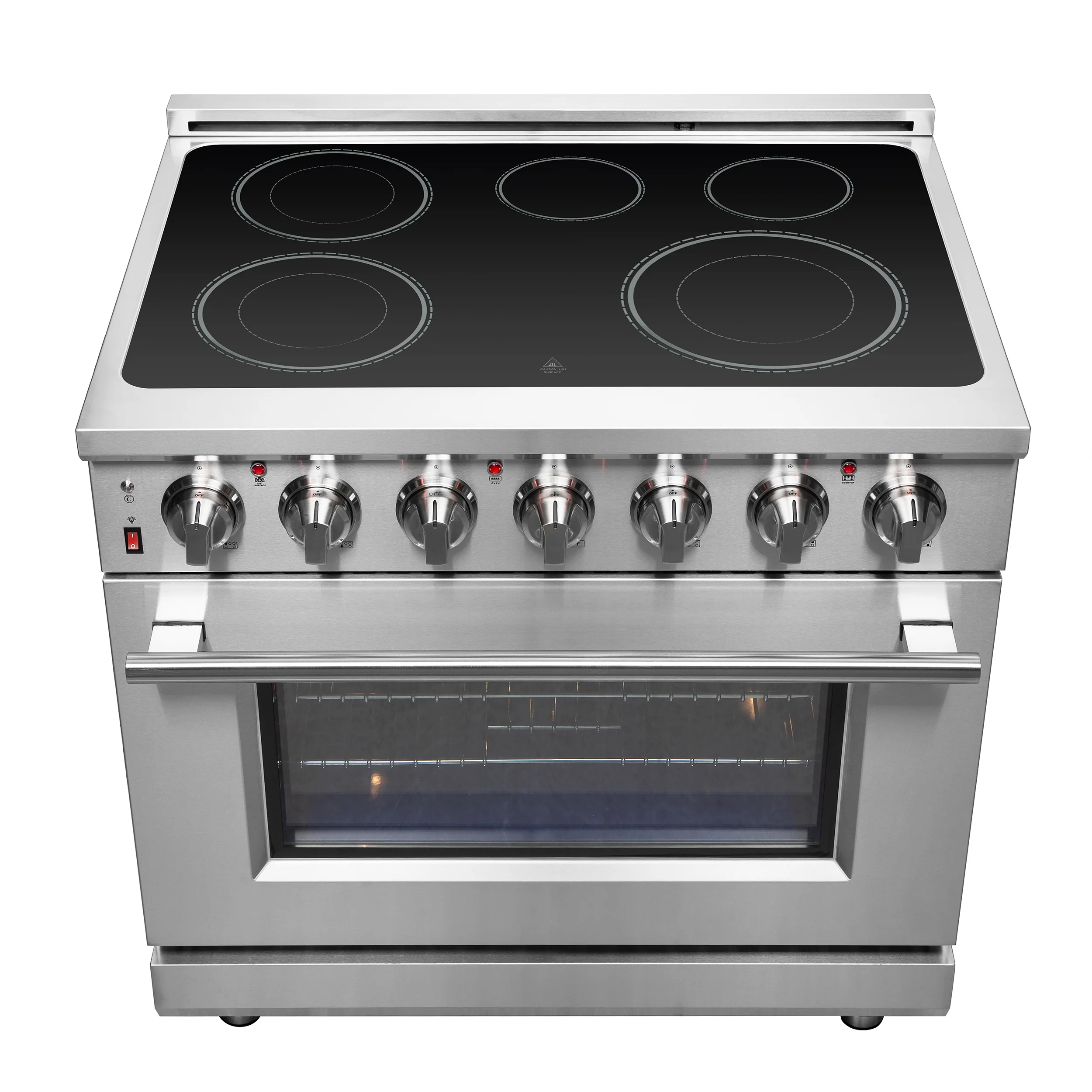 Forno Massimo 36-Inch Freestanding Chef Door Electric Range, True Convection Oven - Image 14