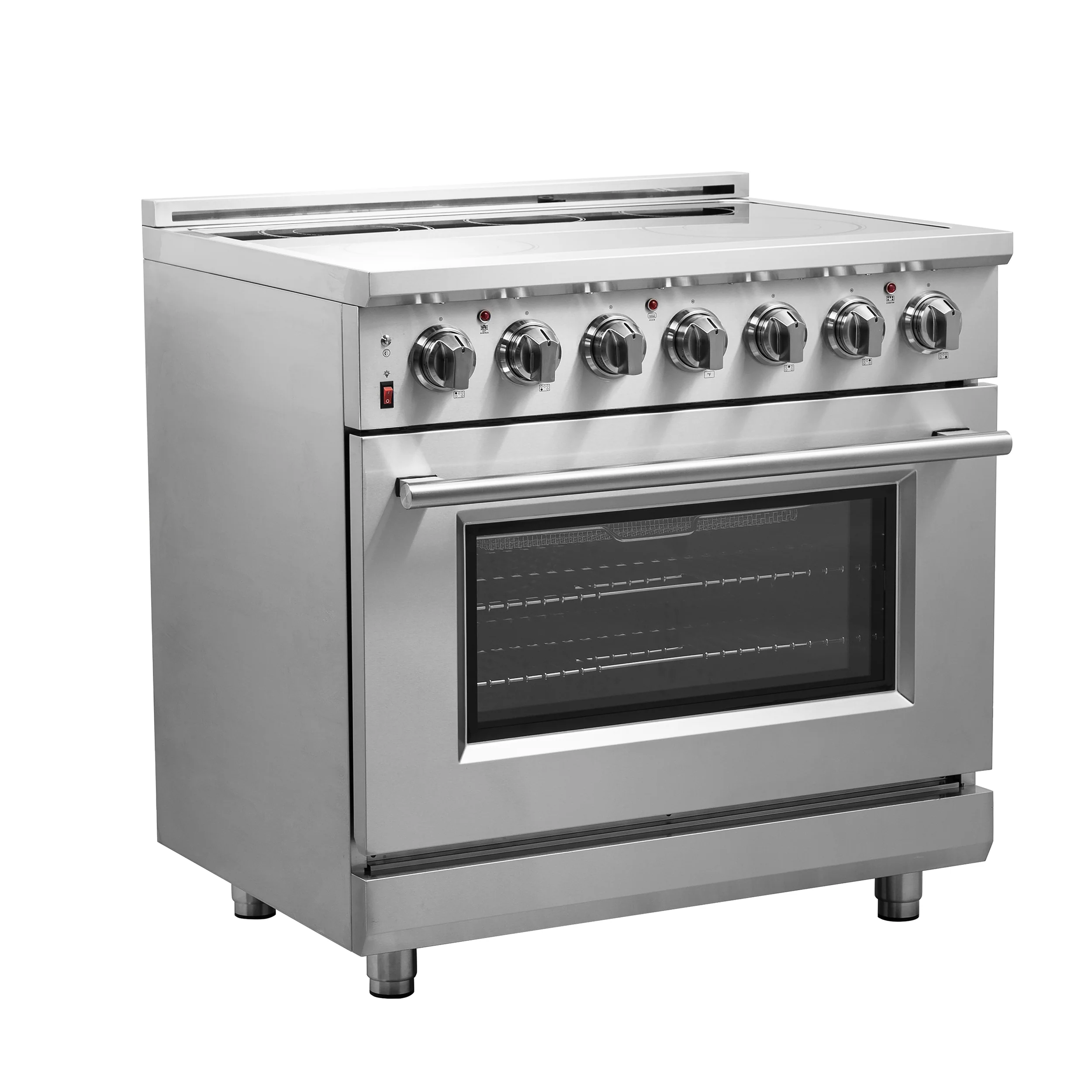 Forno Massimo 36-Inch Freestanding Chef Door Electric Range, True Convection Oven - Image 2