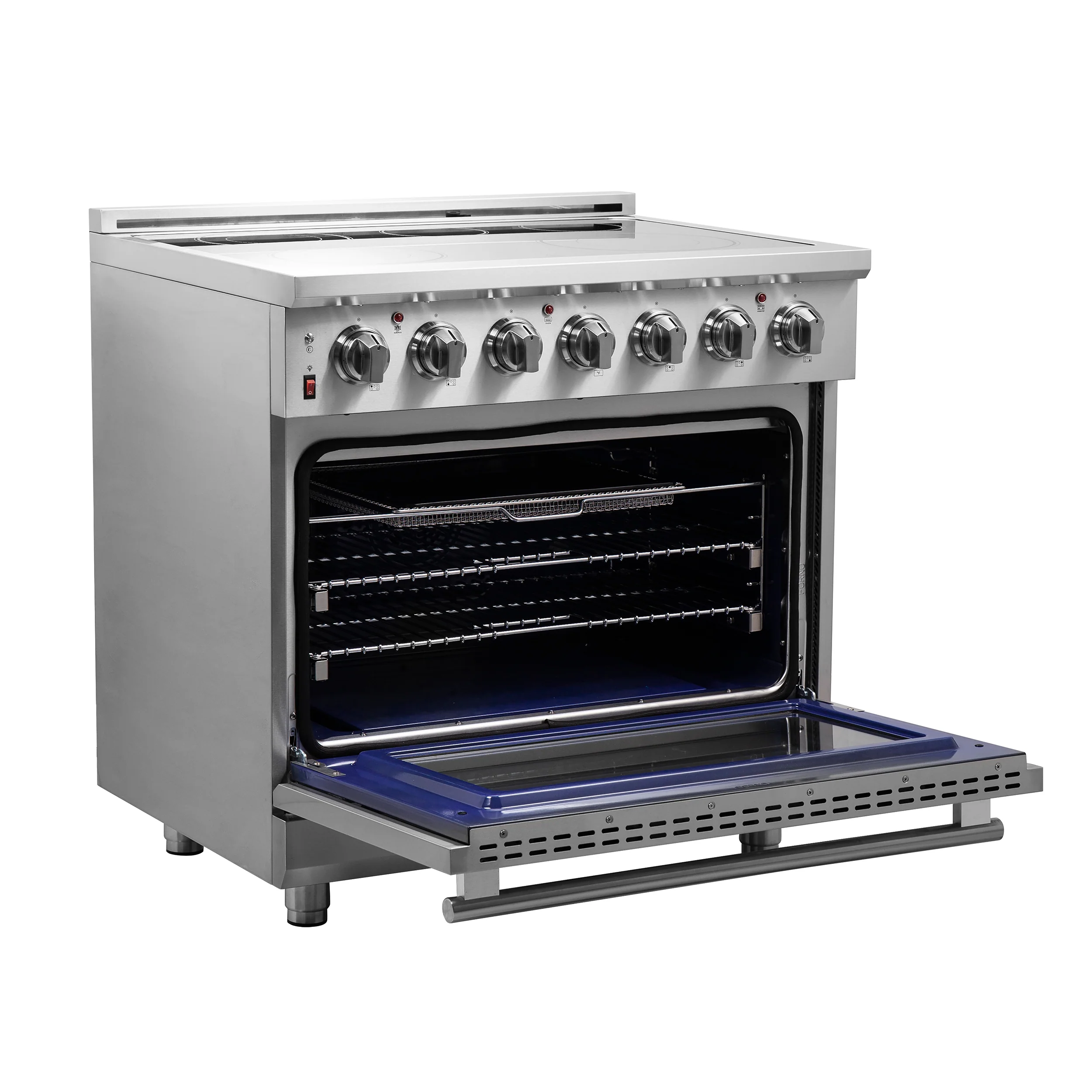 Forno Massimo 36-Inch Freestanding Chef Door Electric Range, True Convection Oven - Image 4
