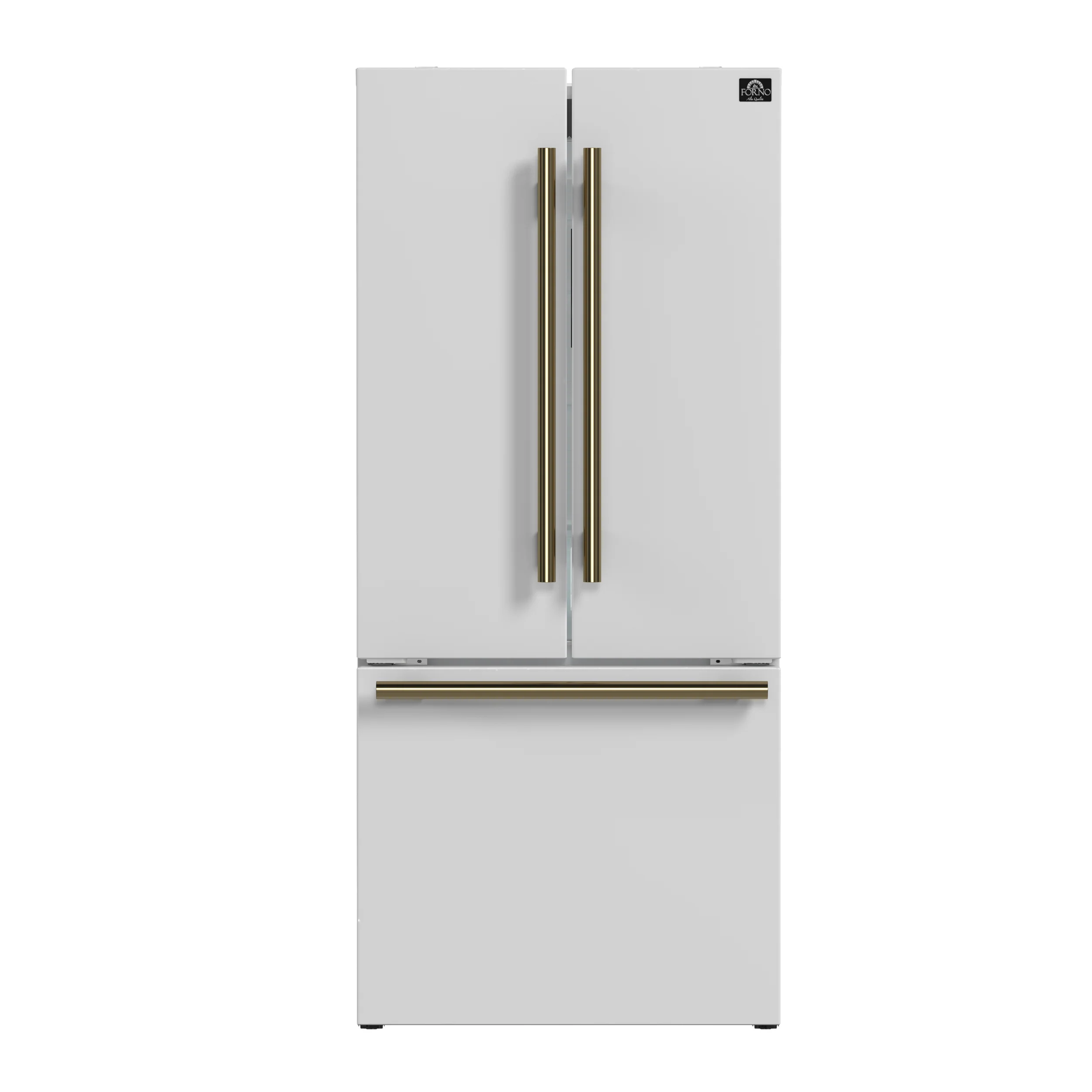 FORNO 2-Piece White Kitchen Bundle - 30" Induction Range and 31" Bottom Freezer Refrigerator - Image 11