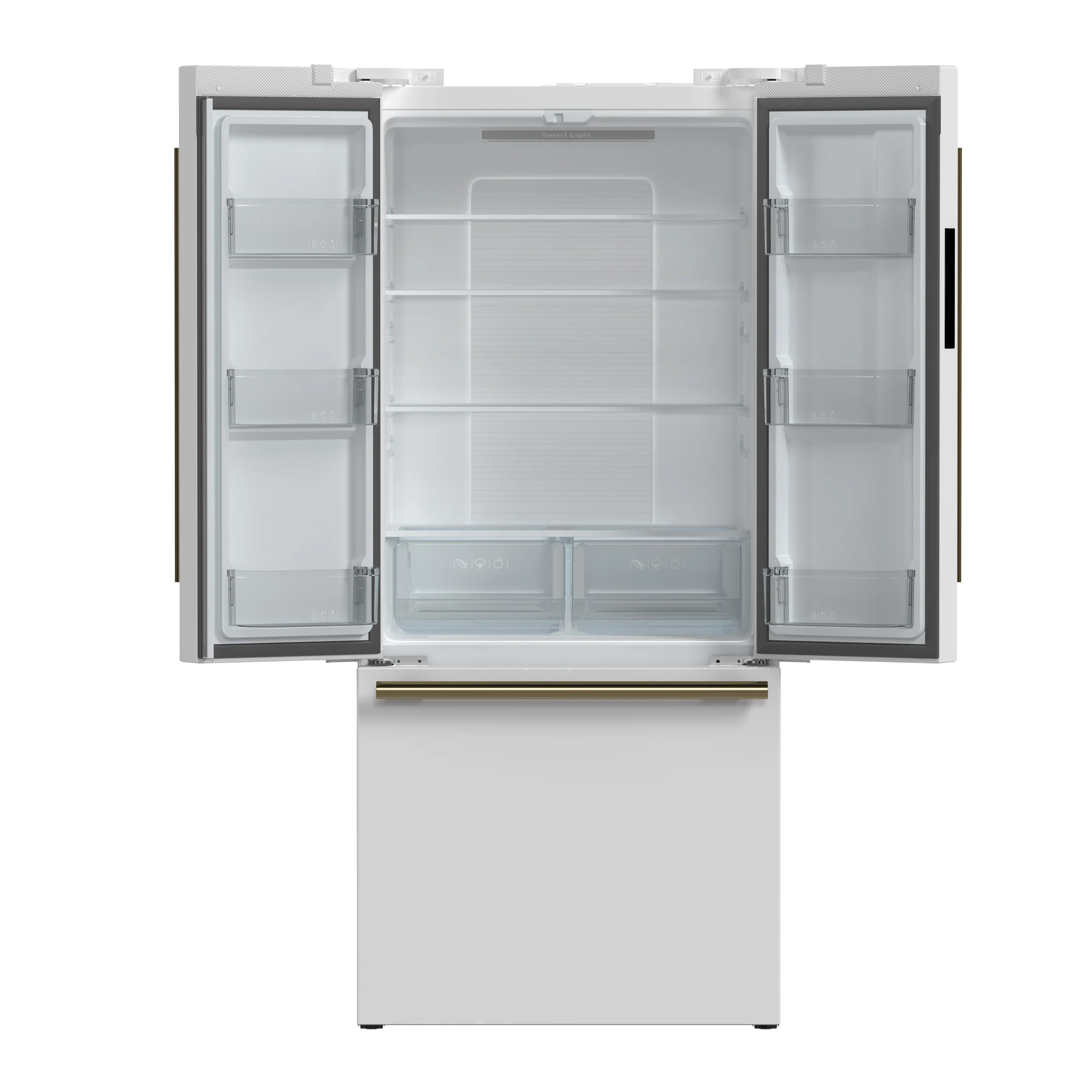 FORNO 2-Piece White Kitchen Bundle - 30" Induction Range and 31" Bottom Freezer Refrigerator - Image 12