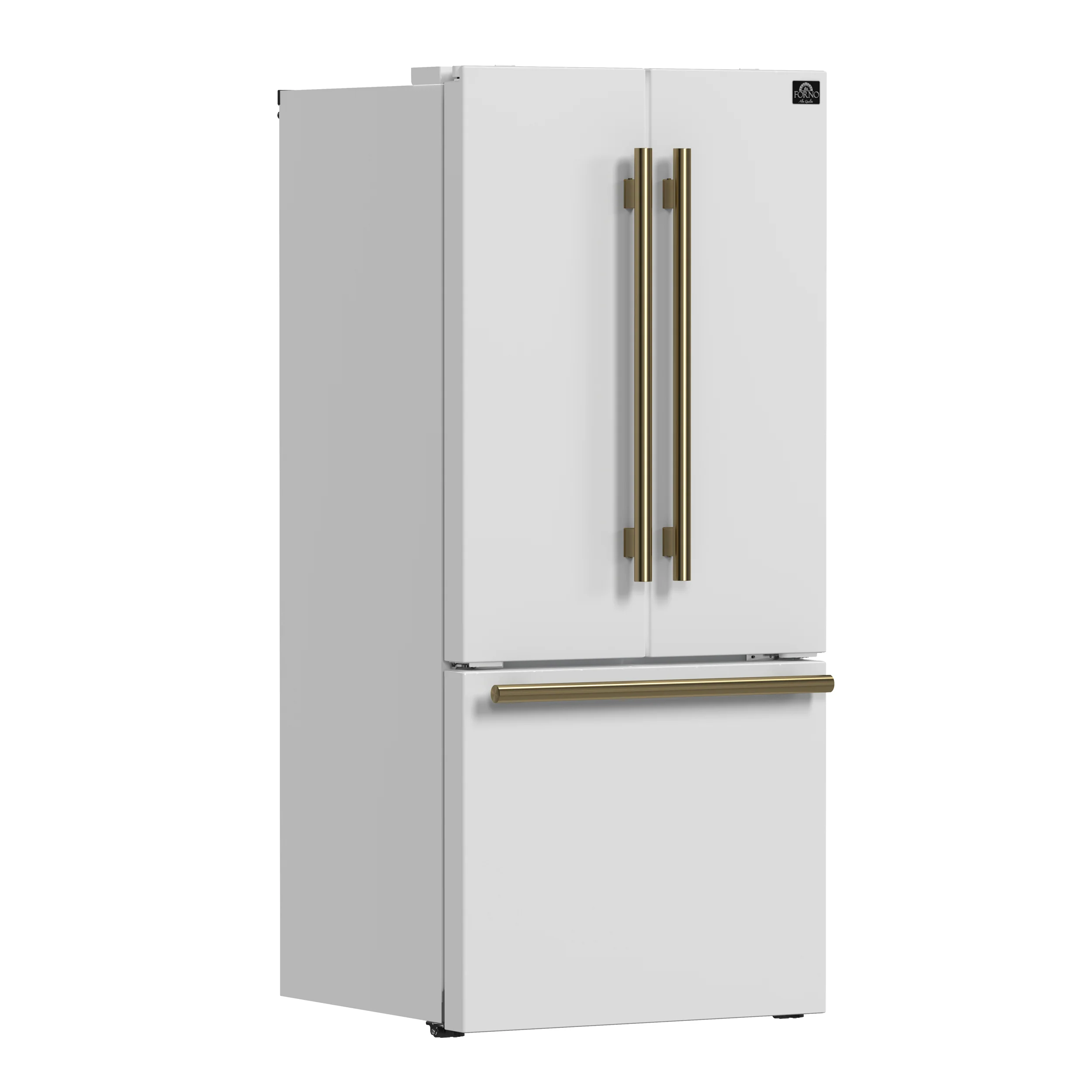 FORNO 2-Piece White Kitchen Bundle - 30" Induction Range and 31" Bottom Freezer Refrigerator - Image 15