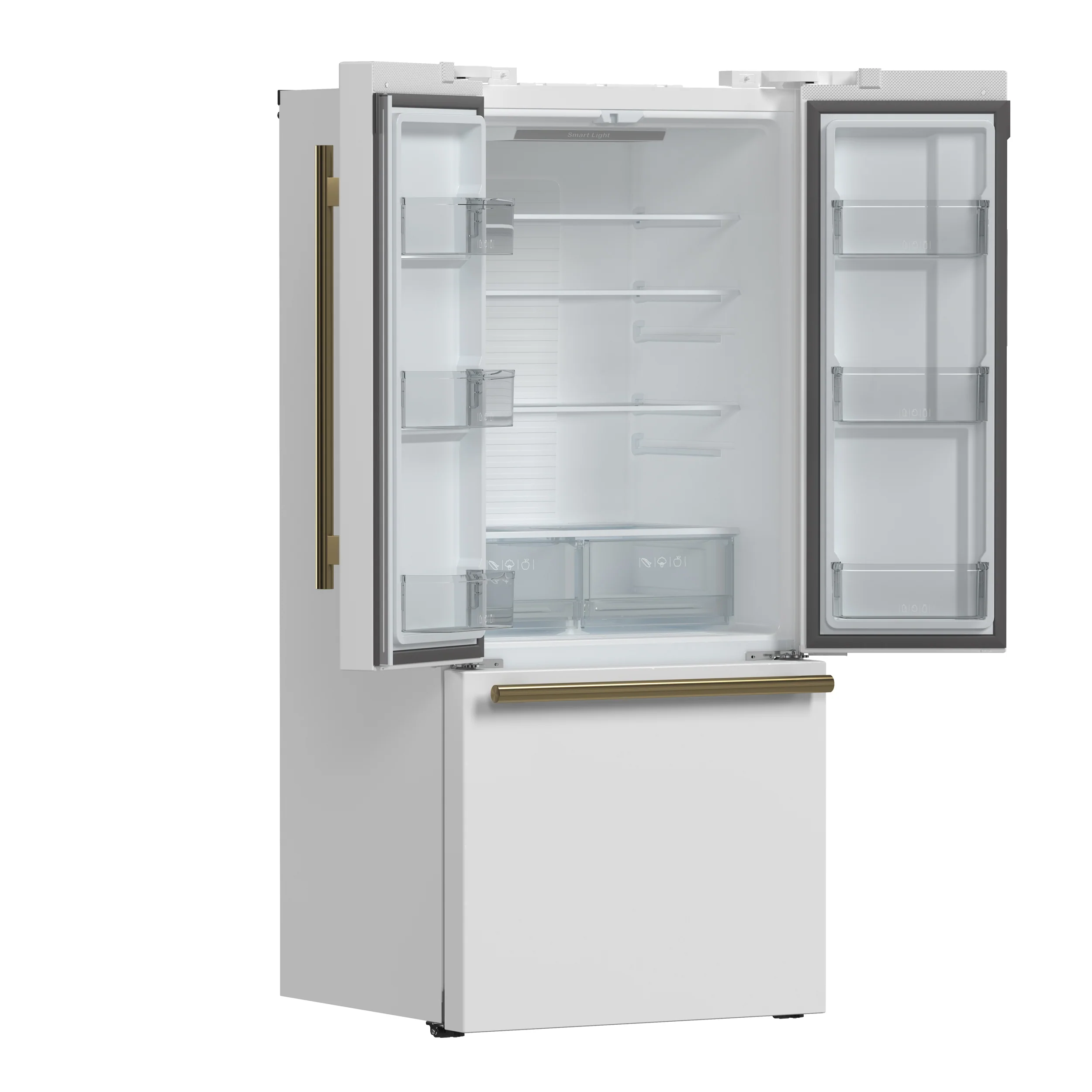 FORNO 2-Piece White Kitchen Bundle - 30" Induction Range and 31" Bottom Freezer Refrigerator - Image 16