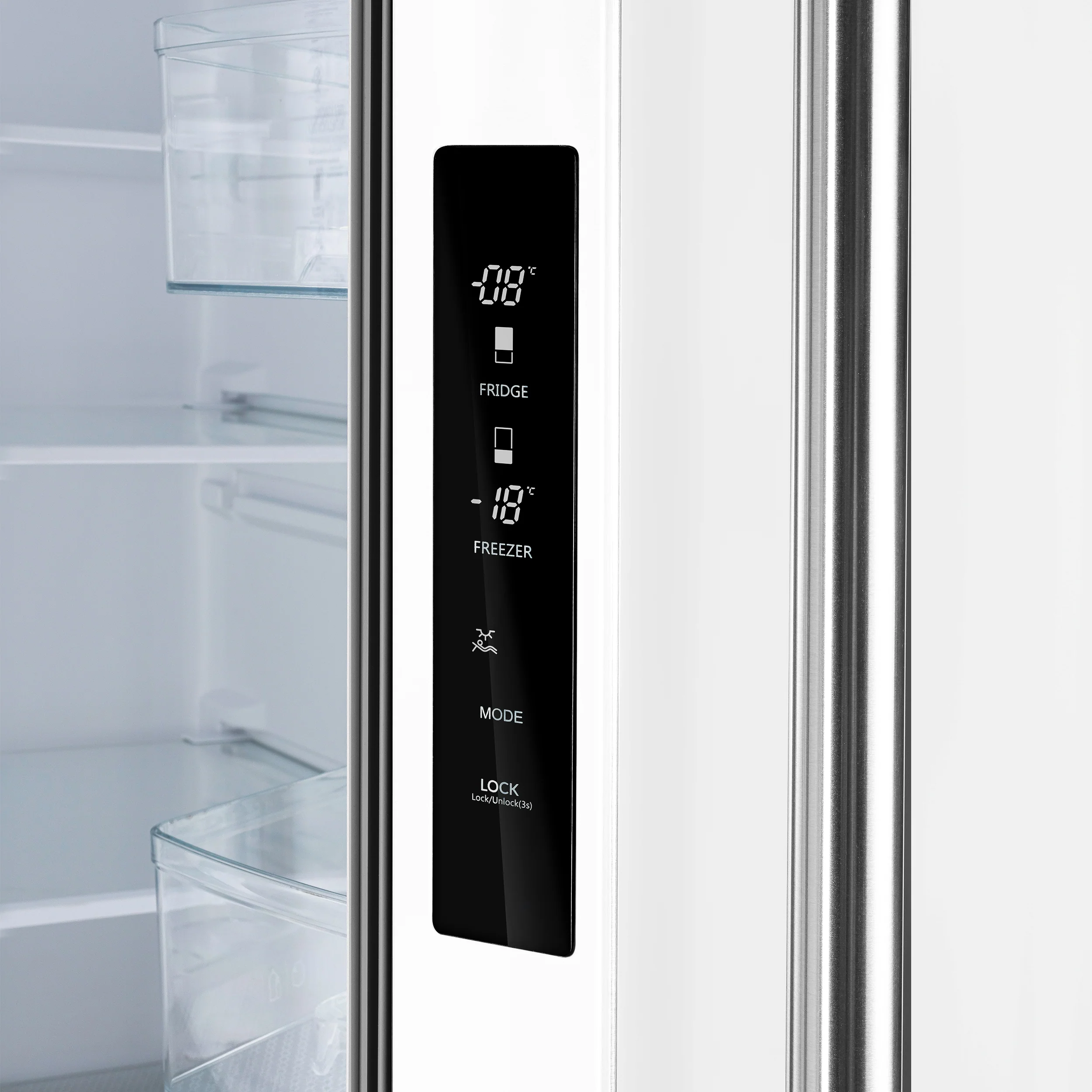 FORNO 2-Piece White Kitchen Bundle - 30" Induction Range and 31" Bottom Freezer Refrigerator - Image 4