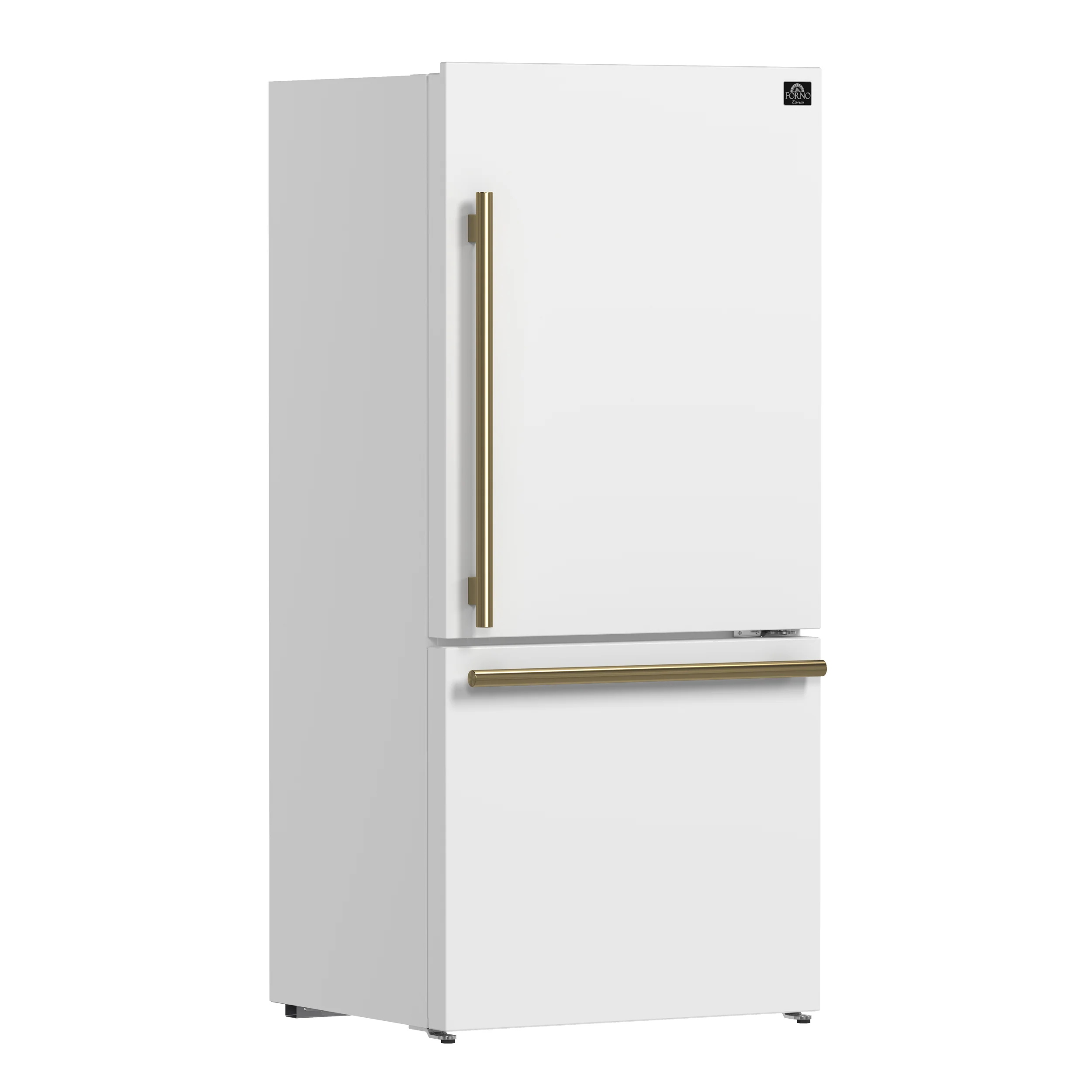 Forno Milano 2-Piece 62-Inch Freestanding Dual Bottom Freezer Refrigerator, White – 34.4 cu.ft, Touch Control, Ice Maker - Image 20