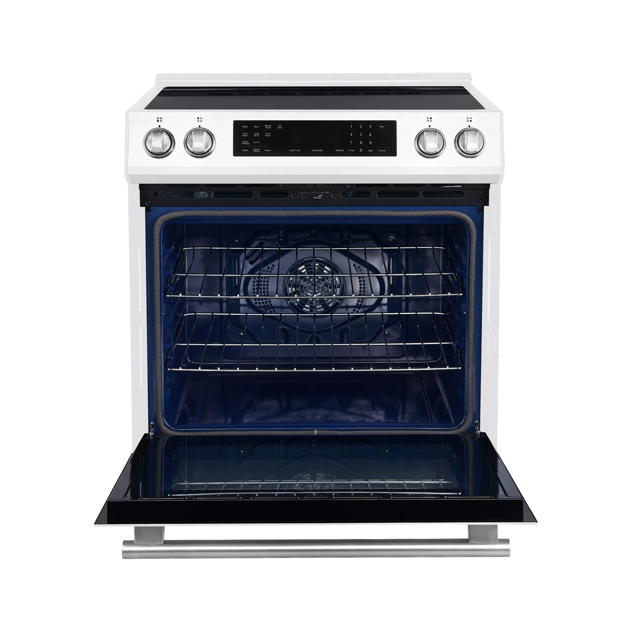 FORNO 2-Piece White Kitchen Bundle - 30" Induction Range and 31" Bottom Freezer Refrigerator - Image 17