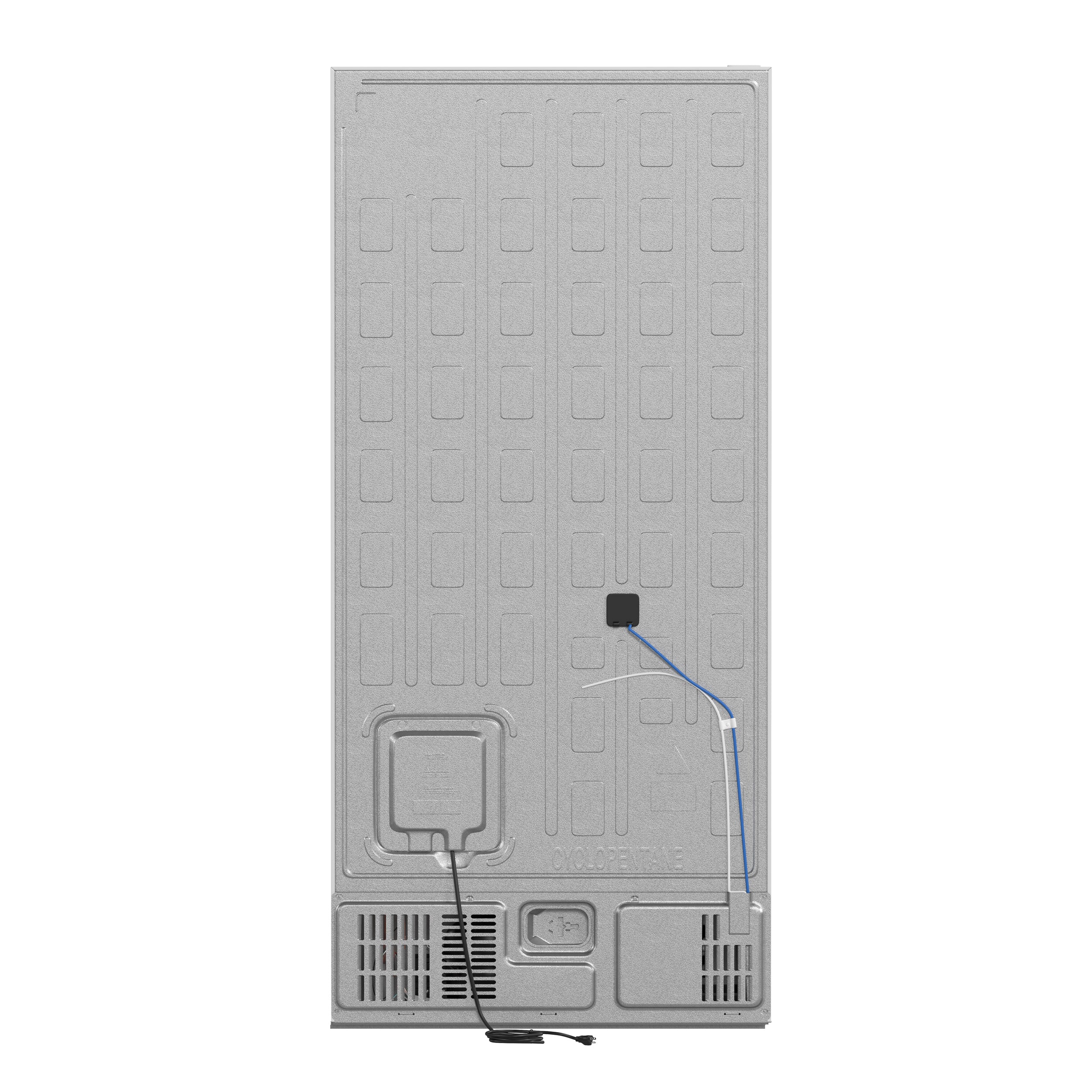 Forno Milano 2-Piece 62-Inch Freestanding Dual Bottom Freezer Refrigerator, White – 34.4 cu.ft, Touch Control, Ice Maker - Image 12