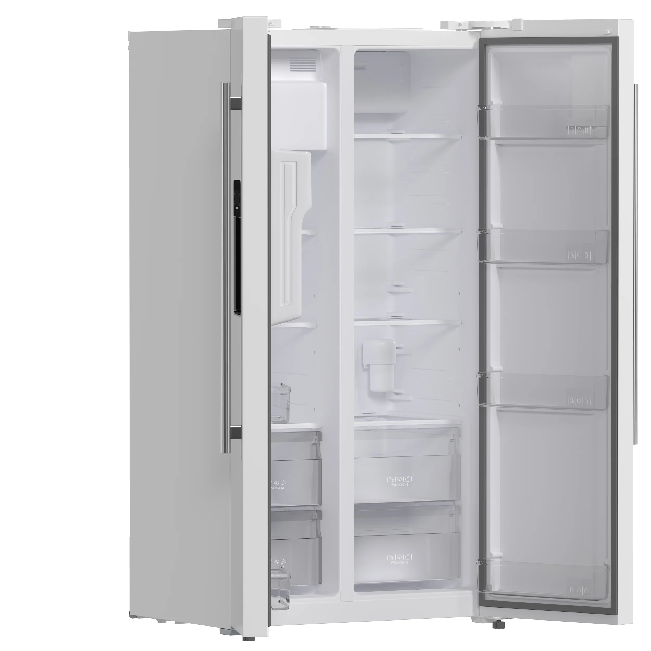 FORNO 2-Piece White Kitchen Bundle - 30" Induction Range and 36" Bottom Freezer Refrigerator - Image 15
