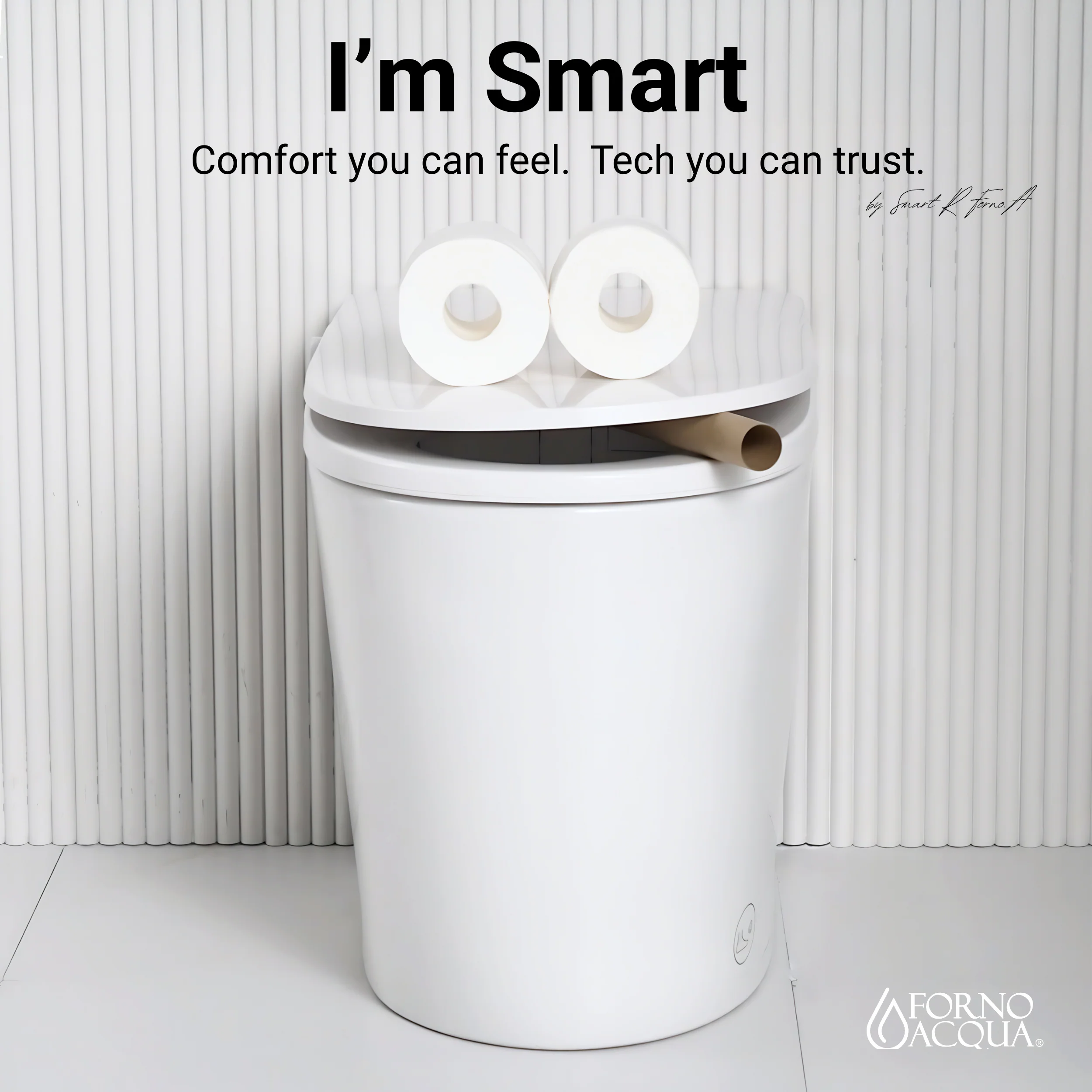 FORNO ACQUA Luxurious Smart Toilet. Includes Heated Seat, Auto Flush, Auto Lid, Powerful Flush, Ideal for Powder Rooms. - Image 12
