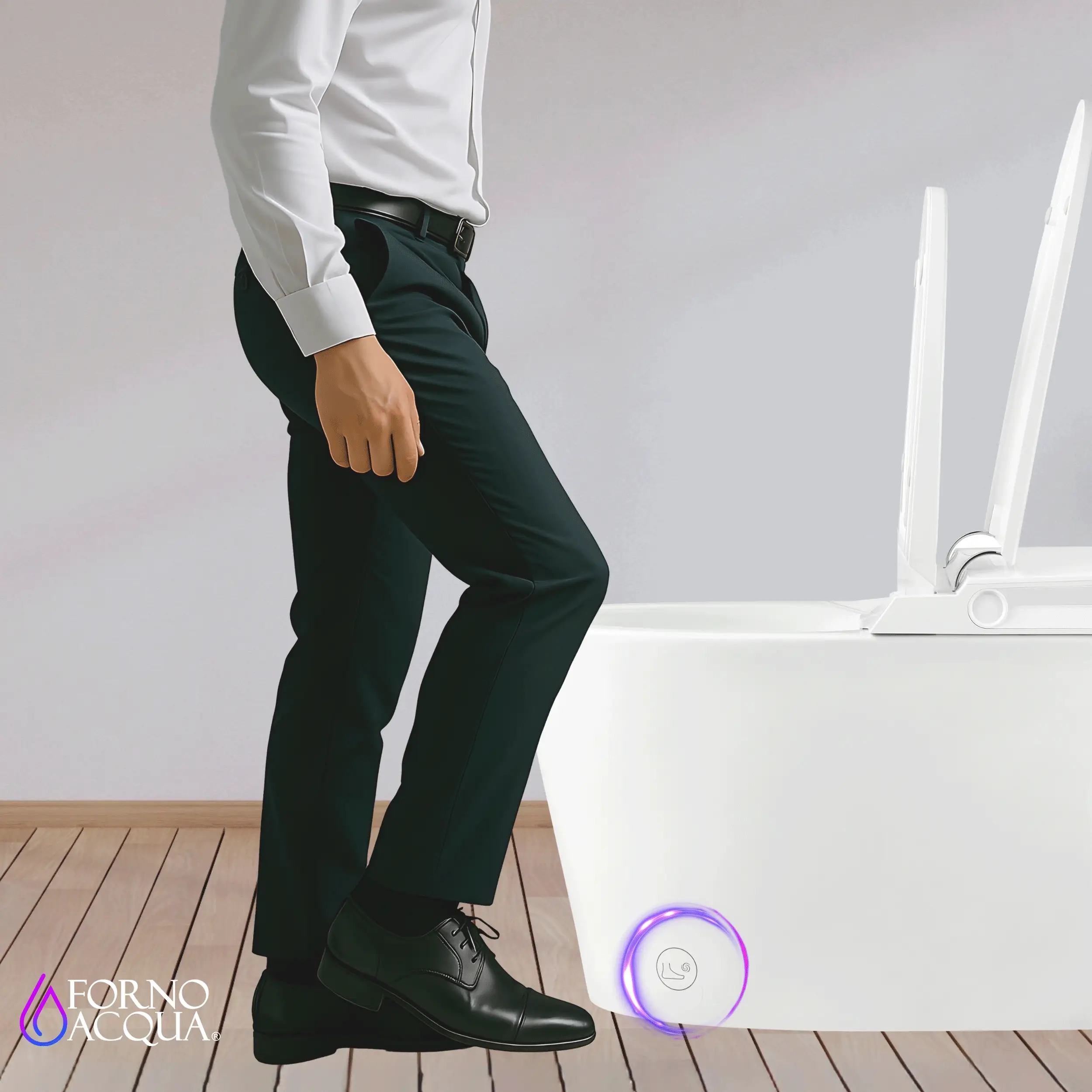 FORNO ACQUA Luxurious Super Smart Toilet. Includes Bidet, Heated Seat, Auto Flush, Auto Lid, Powerful Flush, Ideal for master bathrooms. - Image 2