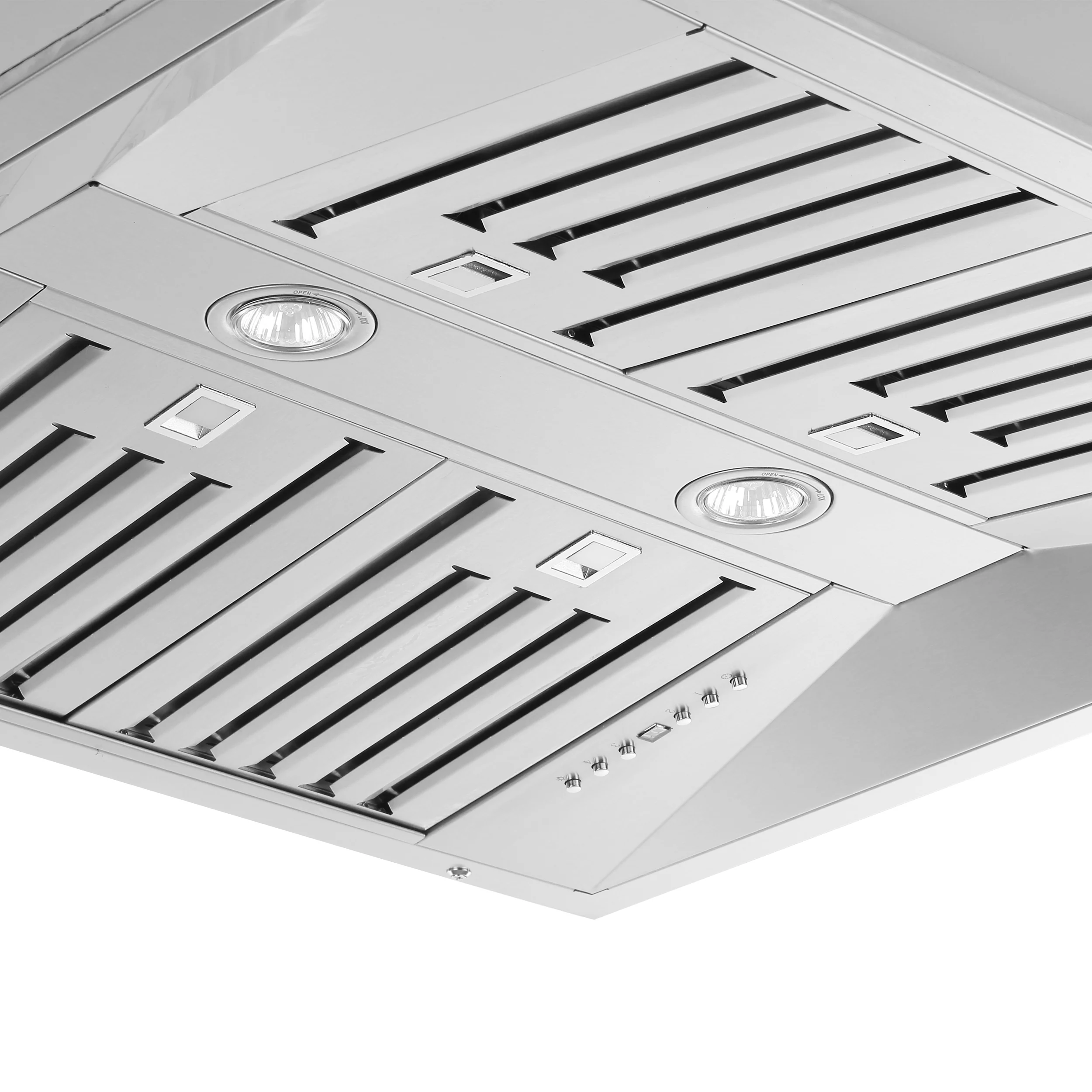 Forno Altilia 30-Inch Insert Range Hood, Stainless Steel, LED Lighting, Baffle Filters - Image 5