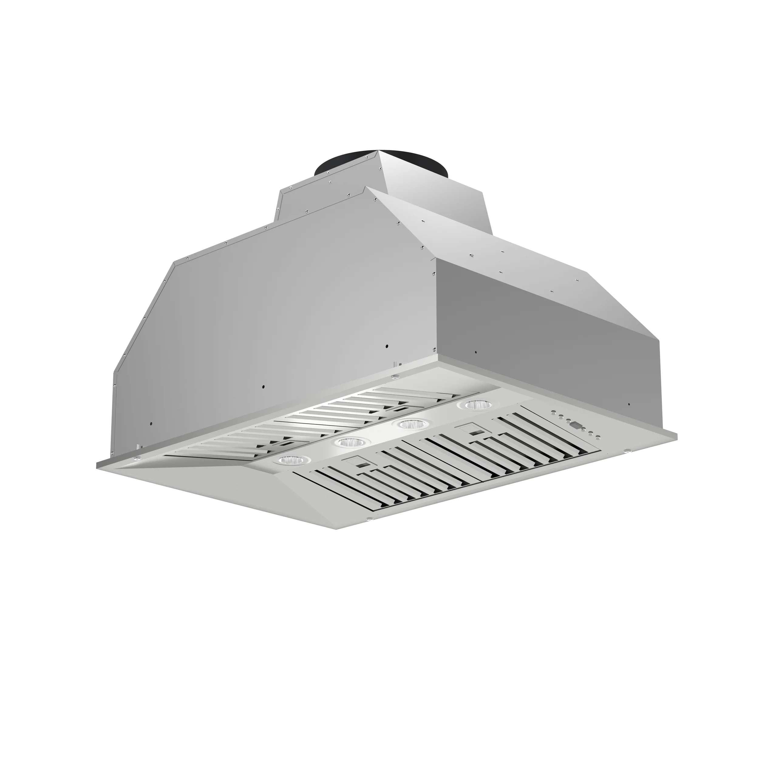 Forno Altilia 36-Inch Insert Range Hood, Stainless Steel, LED Lighting, Baffle Filters - Image 2