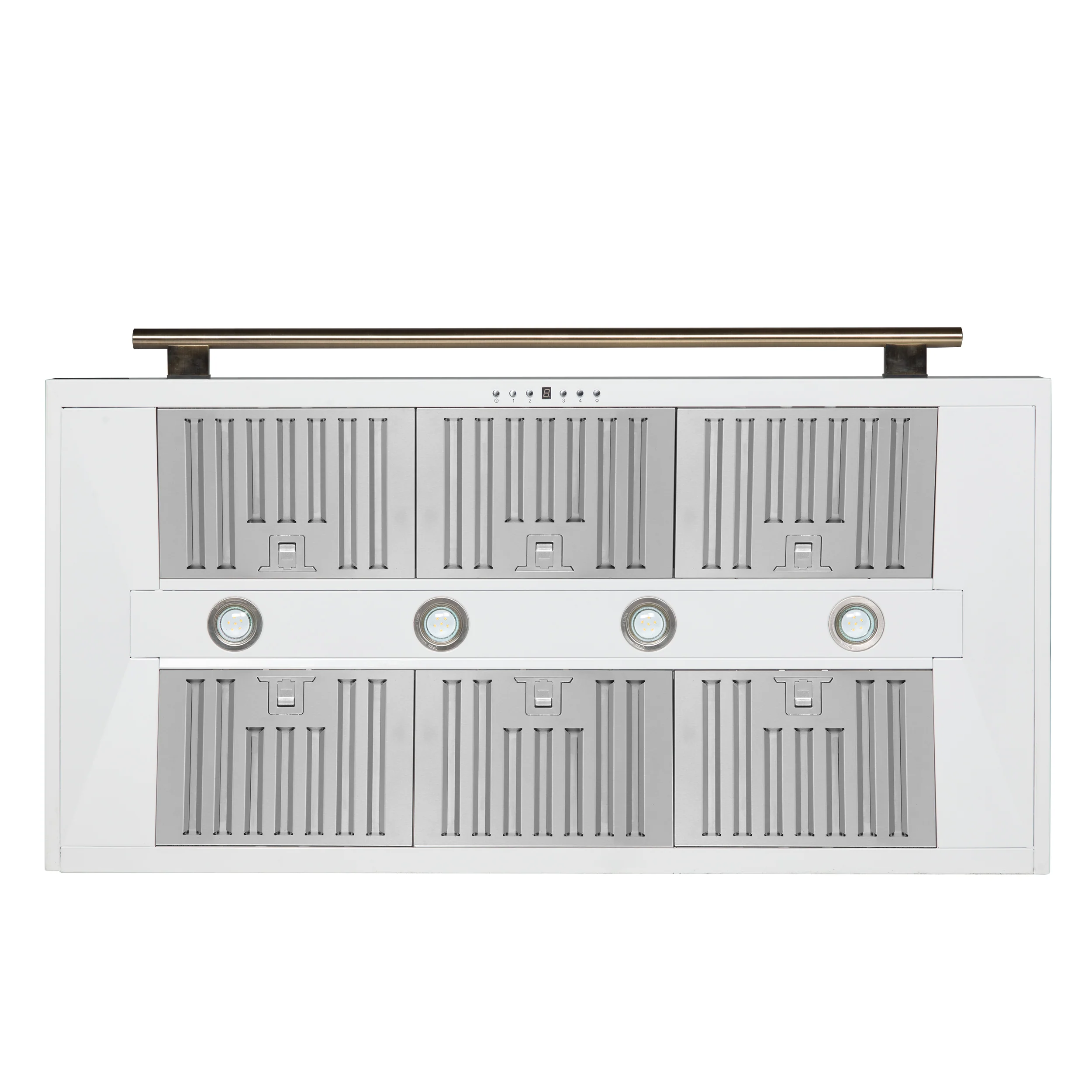 Forno Aria 48 Inch Wall-Mounted Range Hood in White - Image 5