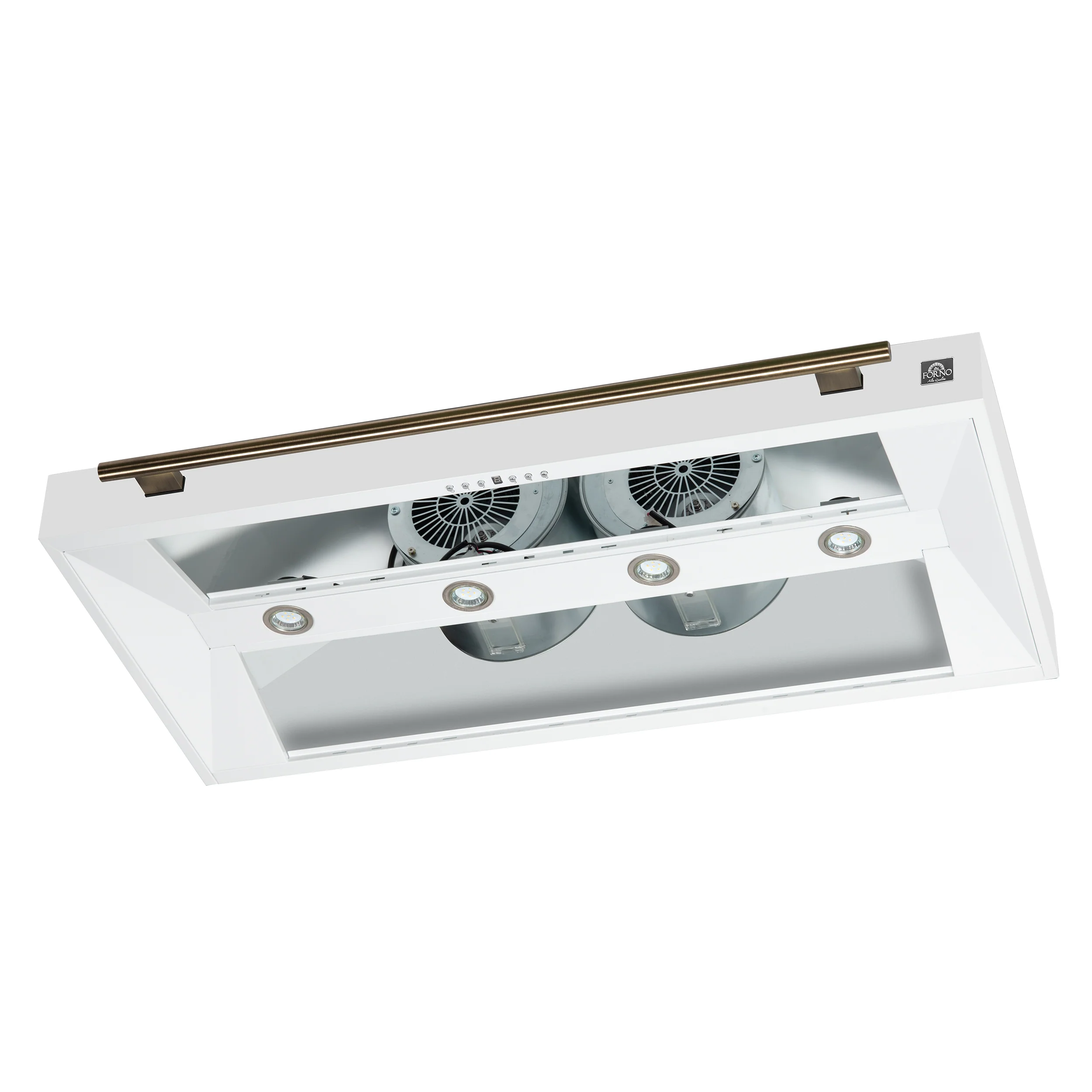 Forno Aria 48 Inch Wall-Mounted Range Hood in White - Image 7