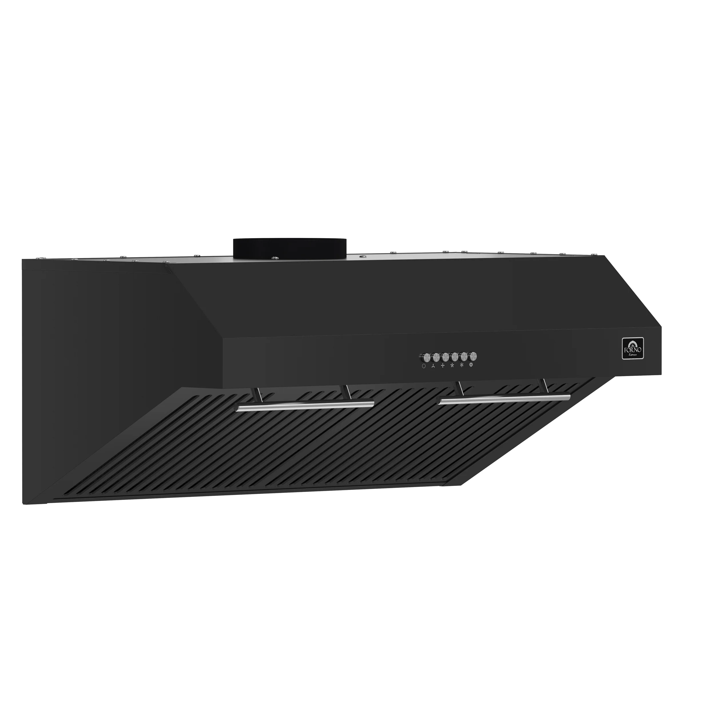Forno Bari Espresso 30-Inch Under Cabinet Range Hood, Black, 600 CFM, LED Lighting, Dishwasher-Safe Baffle Filters, 3-Speed Fan Control - Image 3