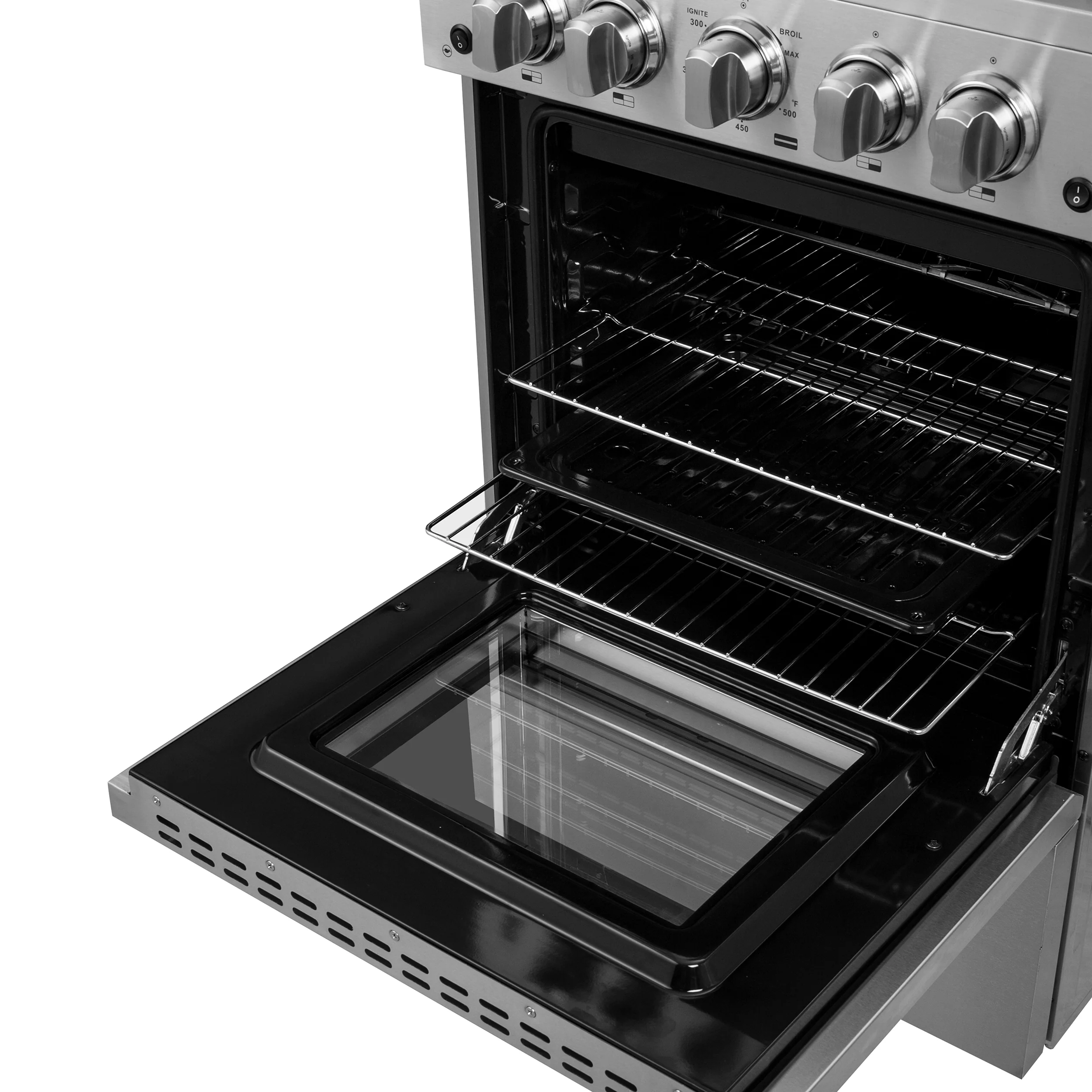 Forno Breno 24-Inch Freestanding Gas Range, Plug Included, Energy Efficient - Image 18