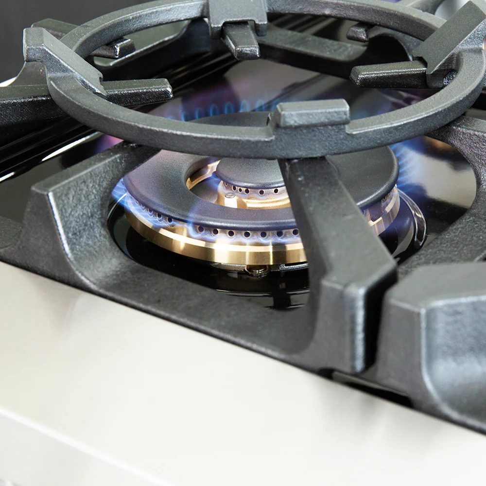 FORNO Capriasca 48-inch Gas Range Stainless Steel, 8 Brass Burners 160,000 BTU, 6.58 cu.ft. Double Oven - Image 10